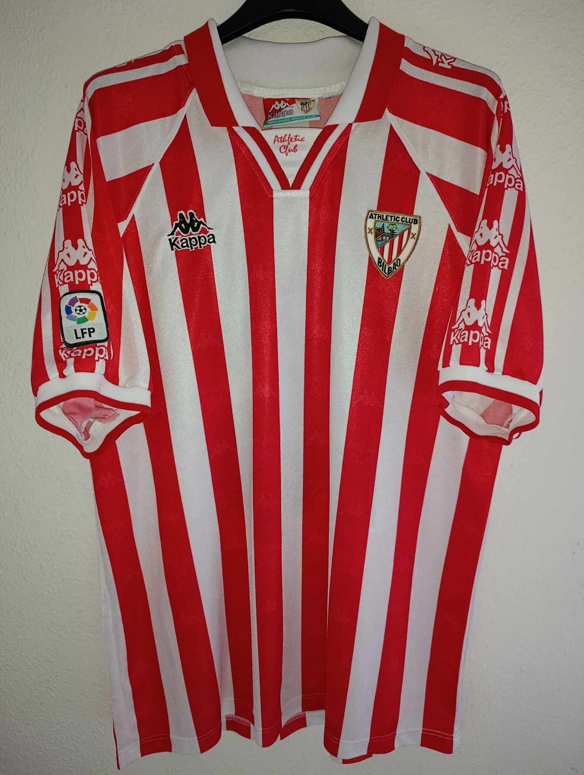 BILBAO ATHLETIC 1996-1997 Ibon Begoña 16 Match Worn XL - 2