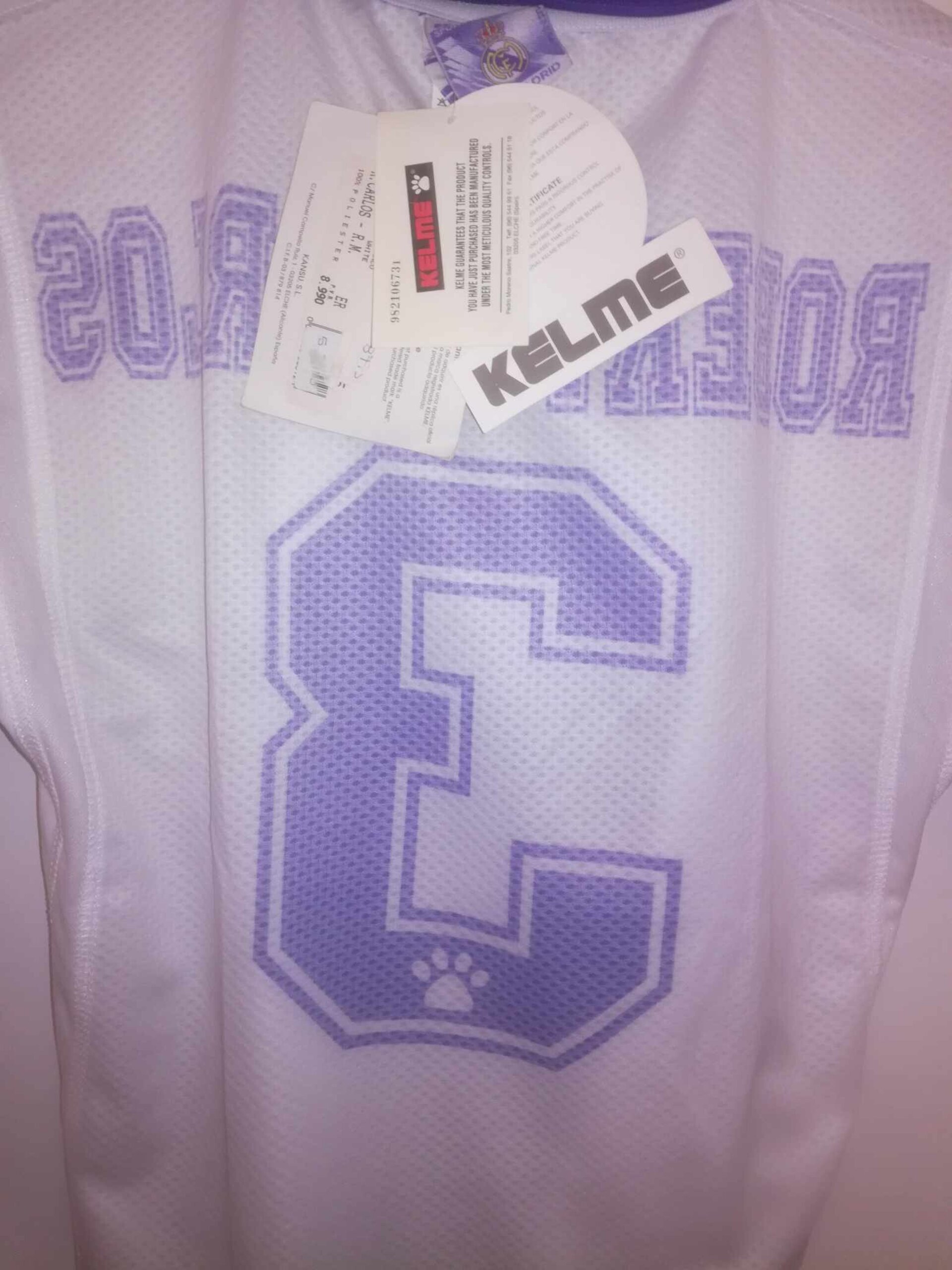 REAL MADRID 1997-1998 Roberto Carlos 3 BNWT XS - 6