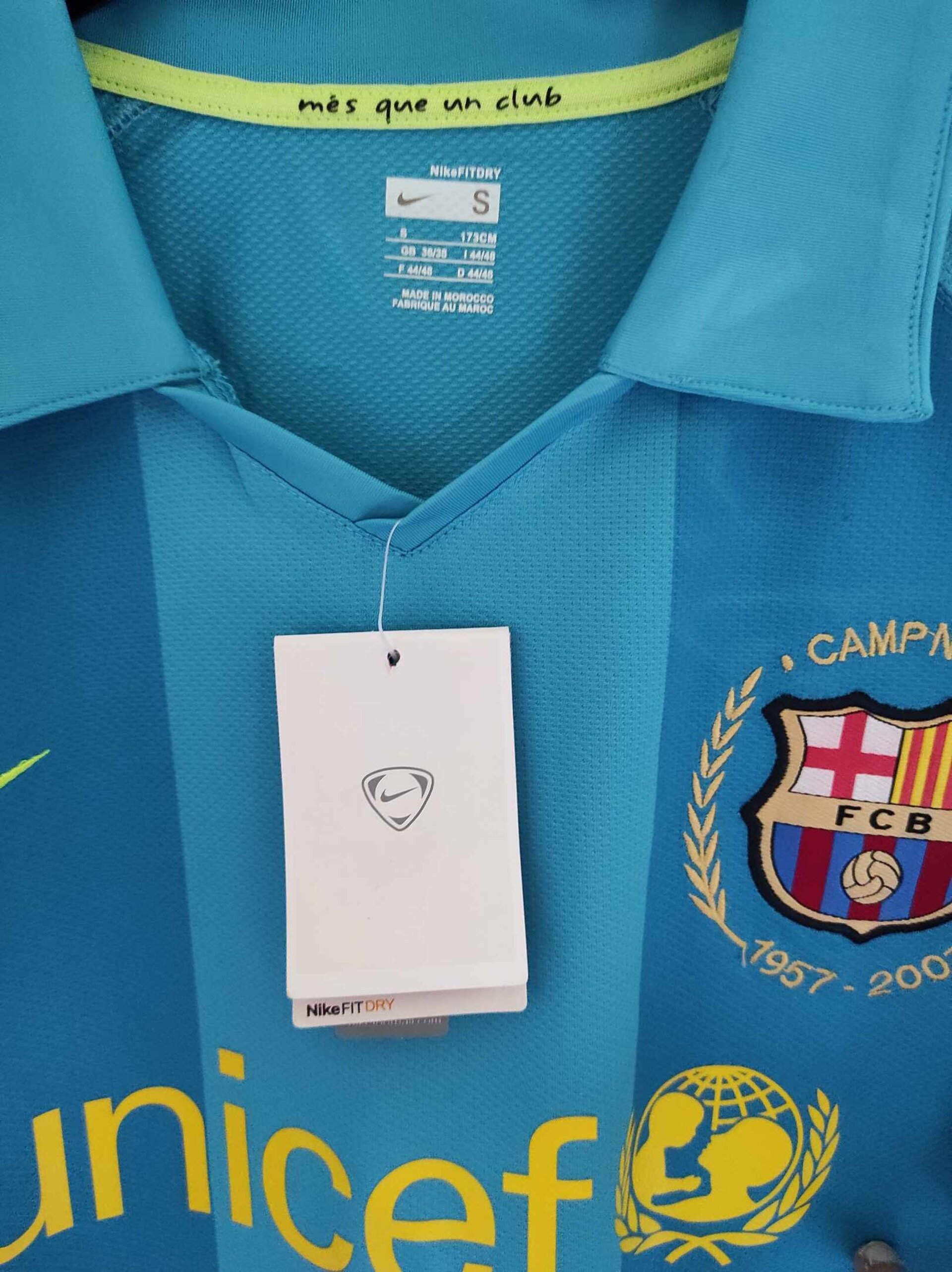 FC BARCELONA 2007-2008 BNWT away S - 4