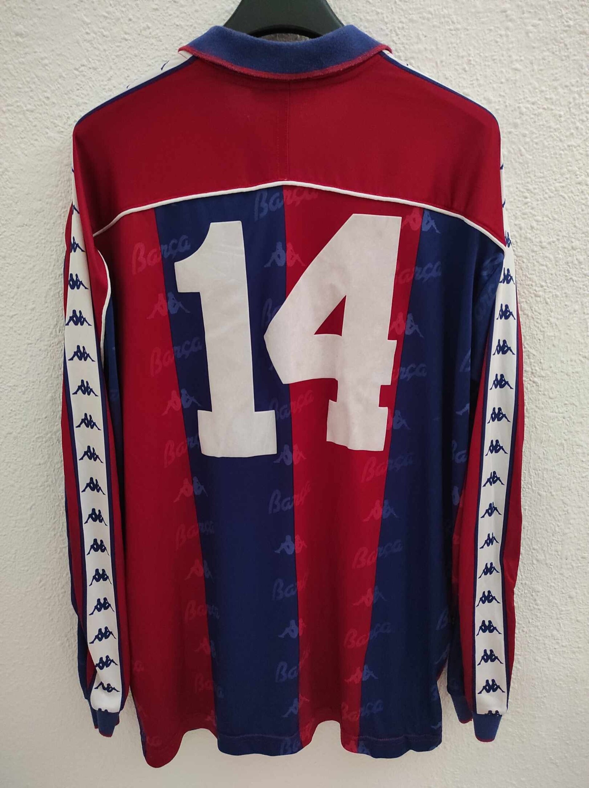 FC BARCELONA 1993-1994 number 14 XL - 2