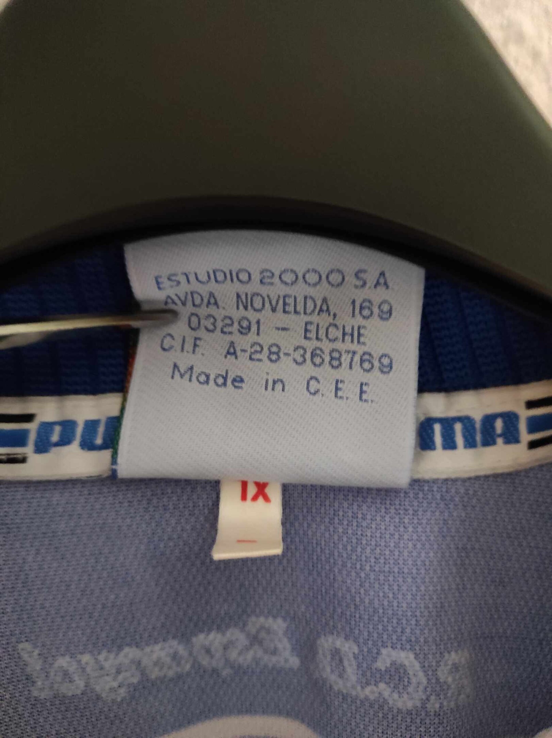 ESPANYOL 1996-1997 Cobos 7 Match Worn XL - 4