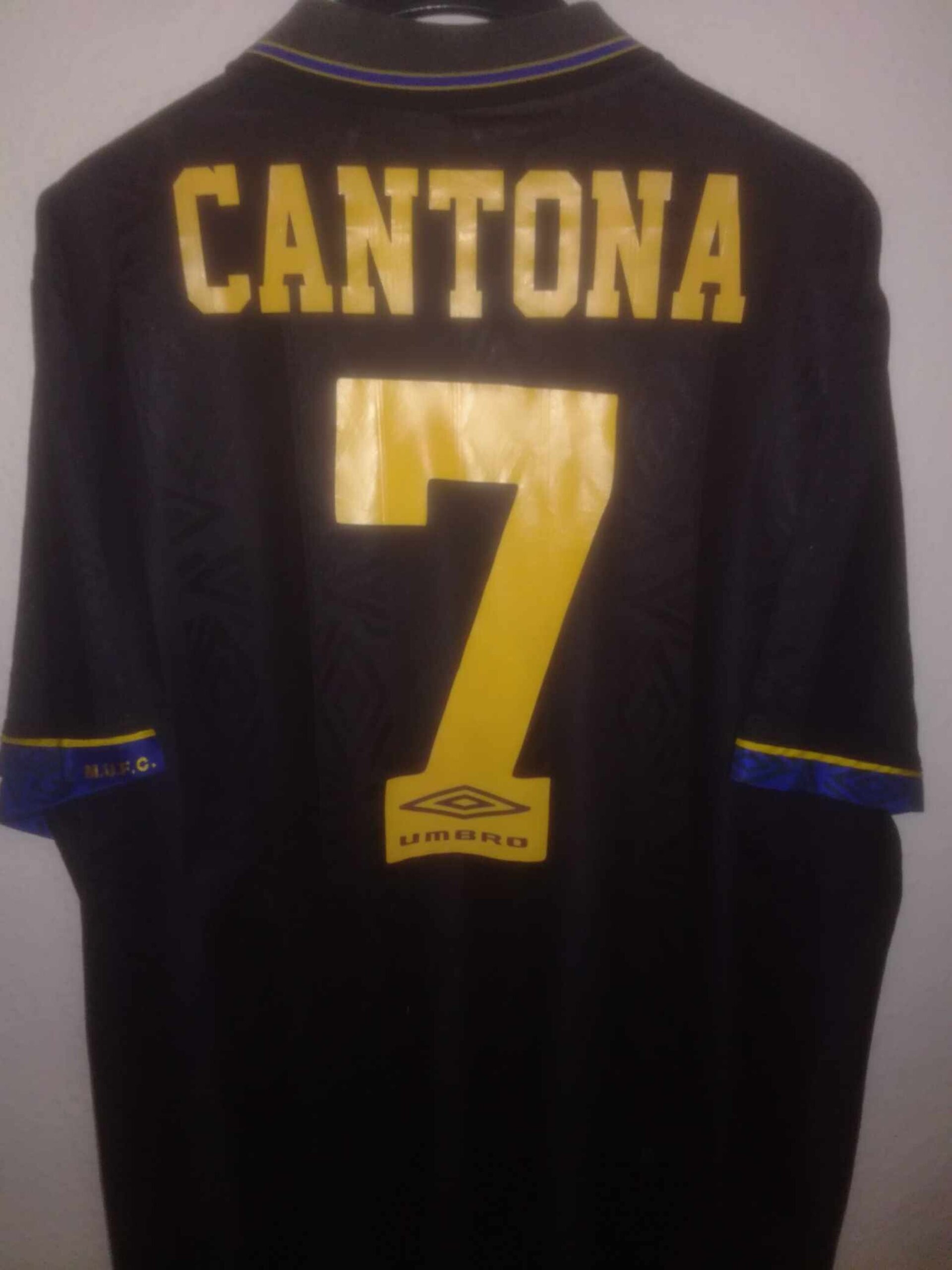 MANCHESTER UNITED 1994-1995 away Cantona 7 XL - 1