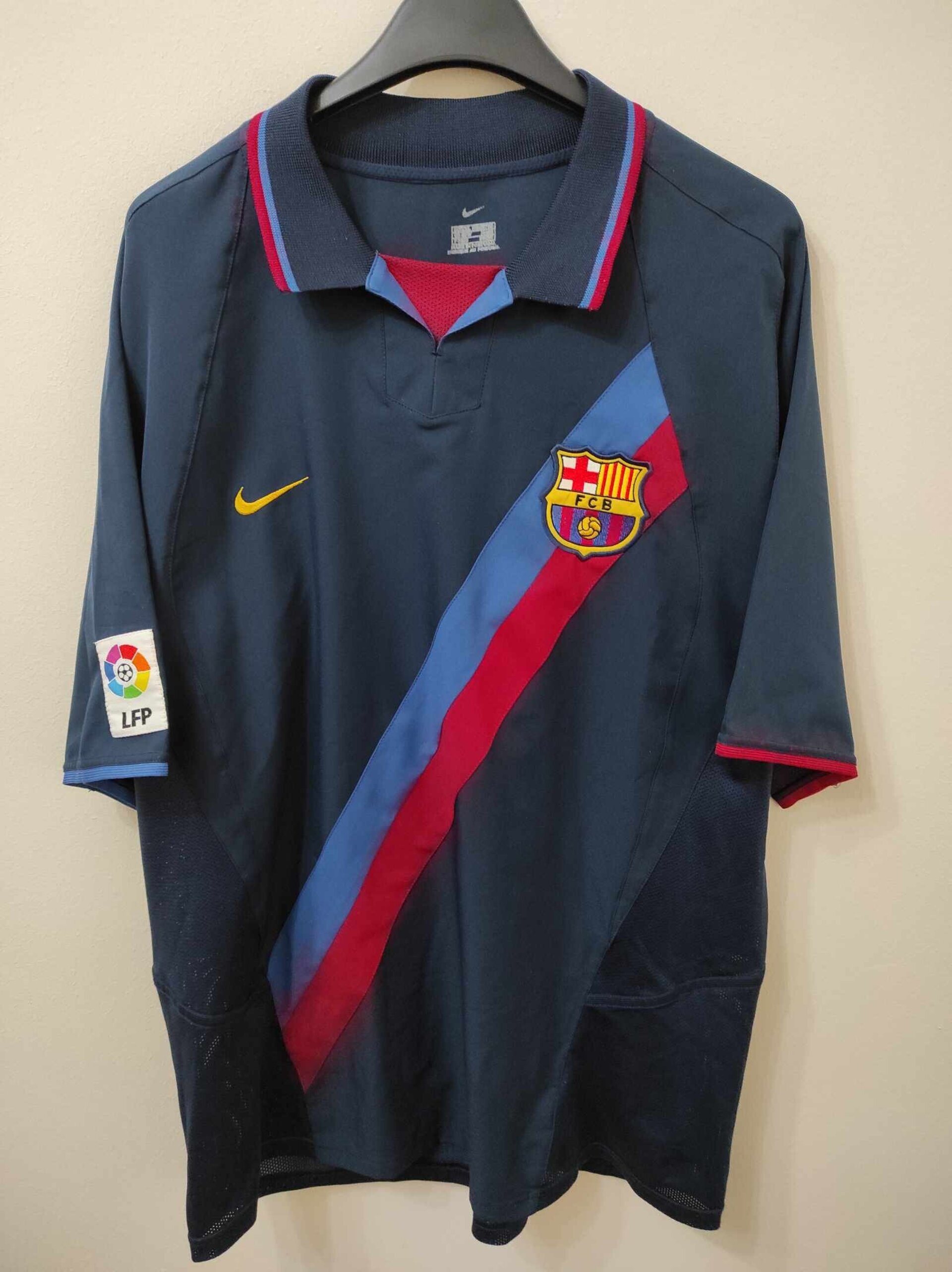 FC BARCELONA 2002-2003 away Puyol 5 XL - 2