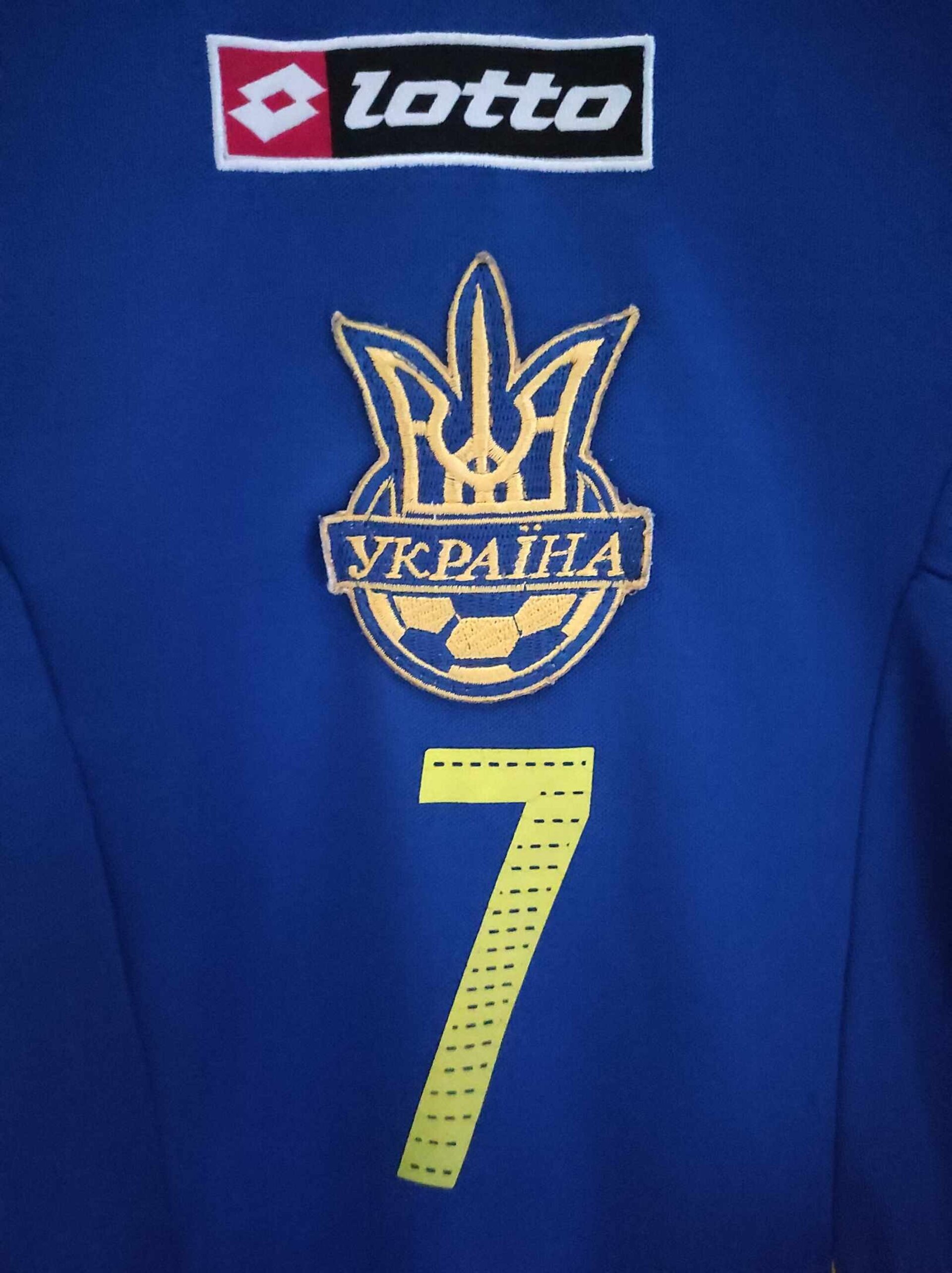 UKRAINE 2006 World Cup away Shevchenko 7 M - 5