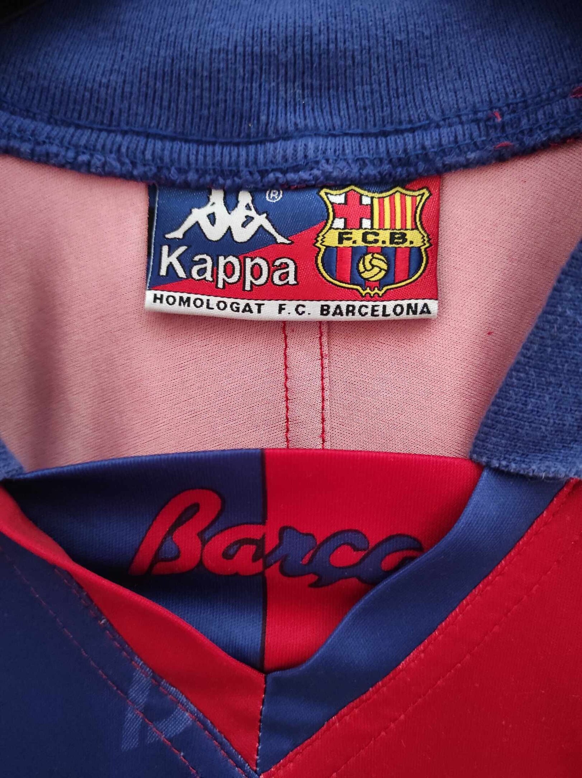 FC BARCELONA 1993-1994 number 14 XL - 4