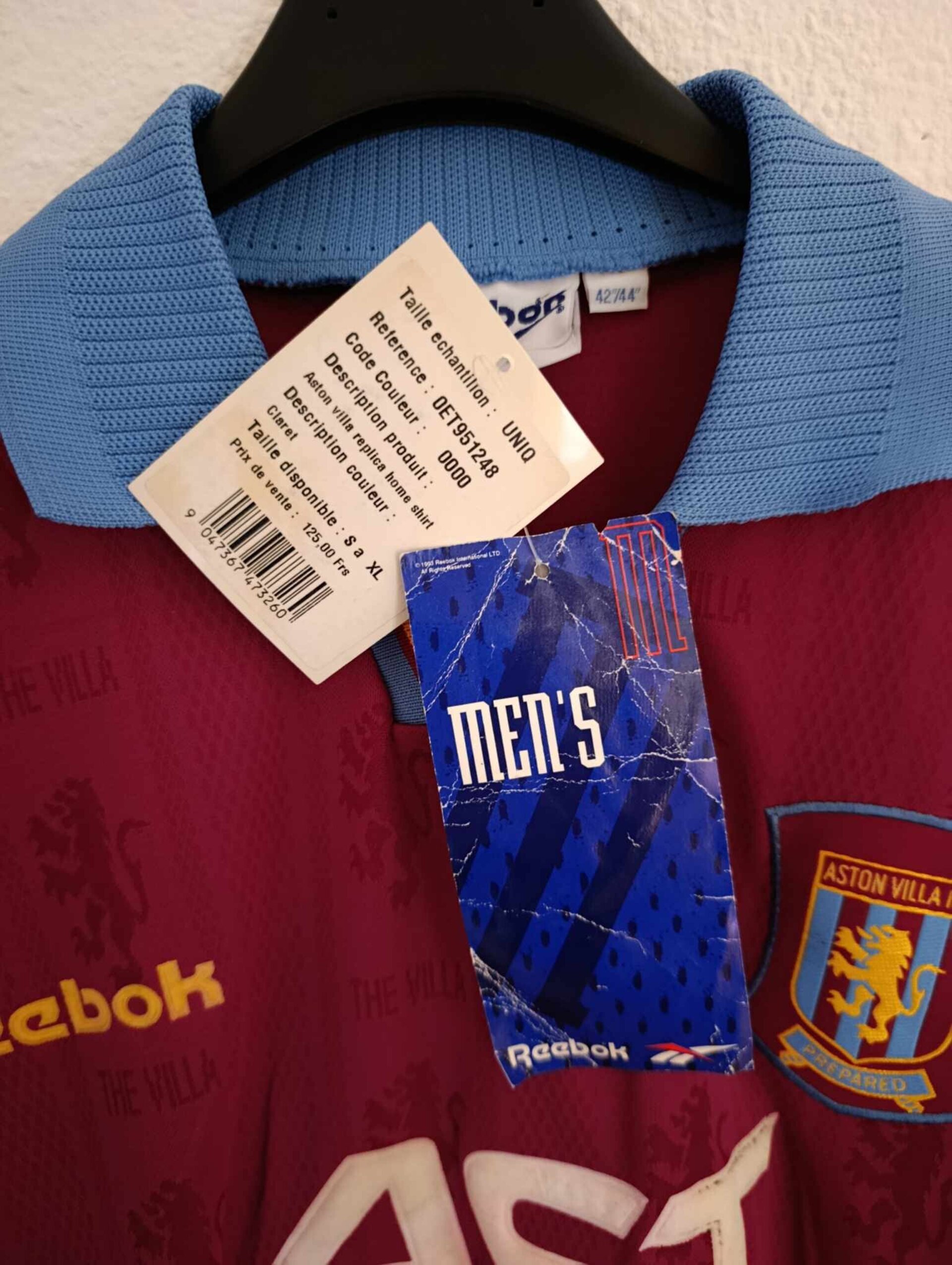 ASTON VILLA 1995-1997 BNWT Size 42/44 - 3