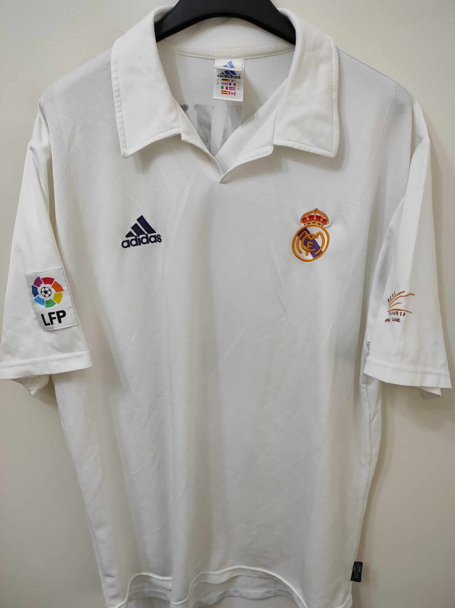 REAL MADRID 2001-2002 Centenary Raul 7 L - 2