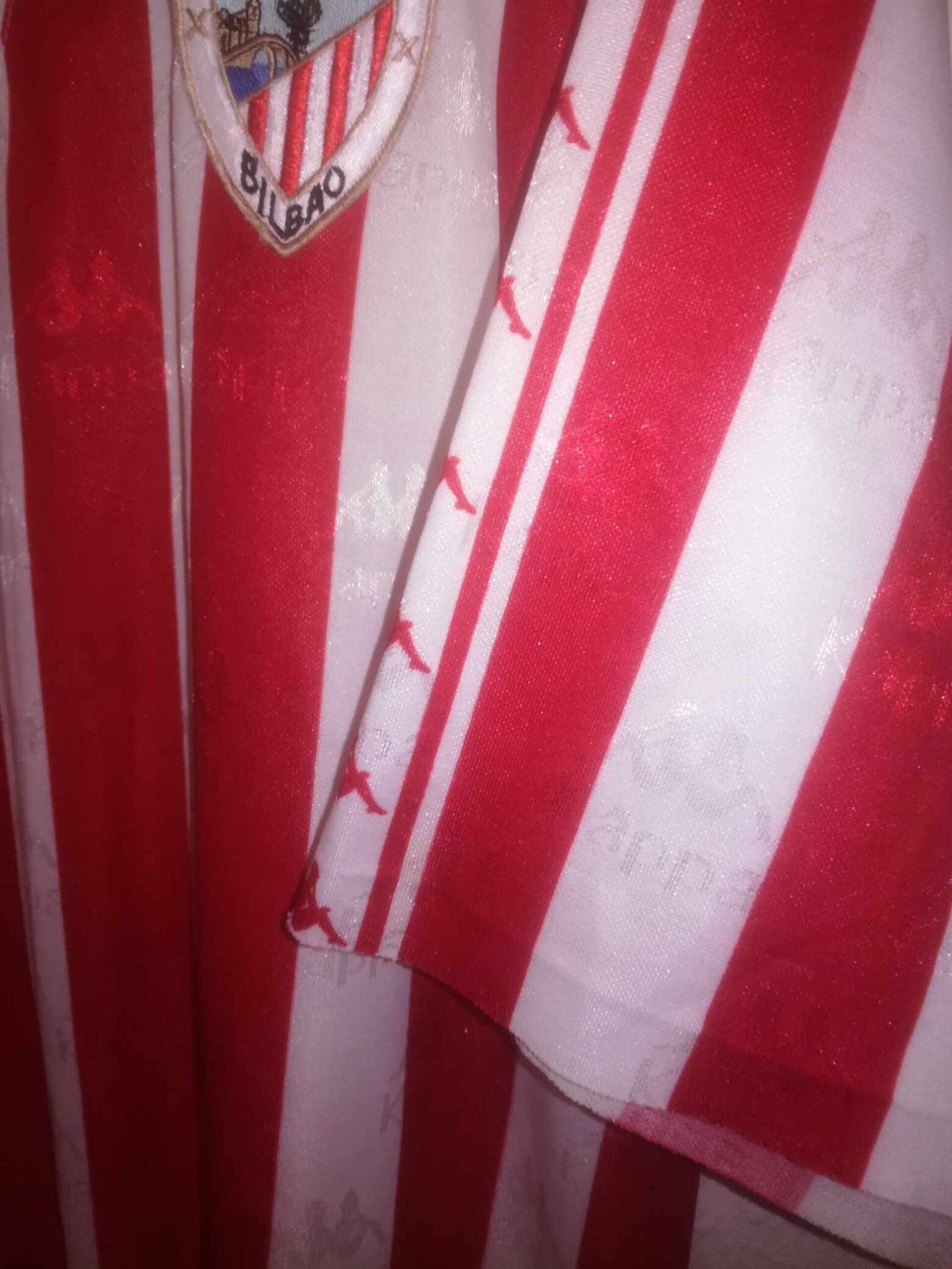 ATHLETIC CLUB BILBAO 1994-1995 Mendiguren 14 Match Worn L - 4