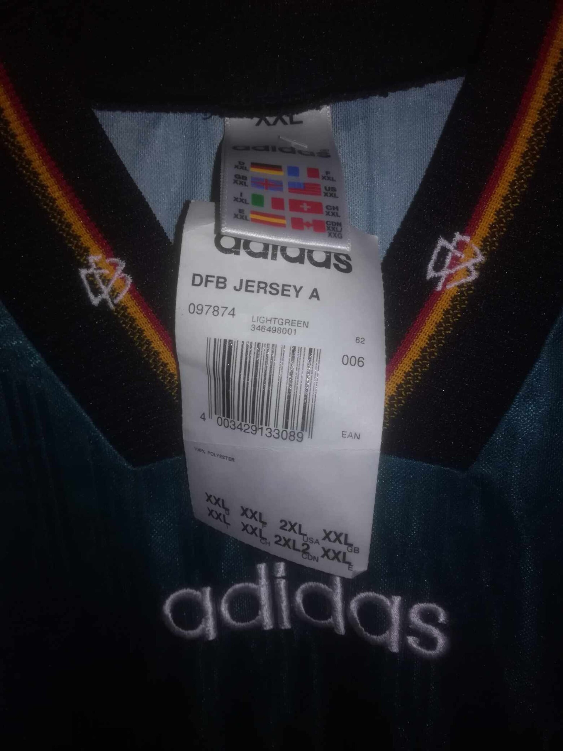GERMANY 1996 EURO BNWT away XXL - 2