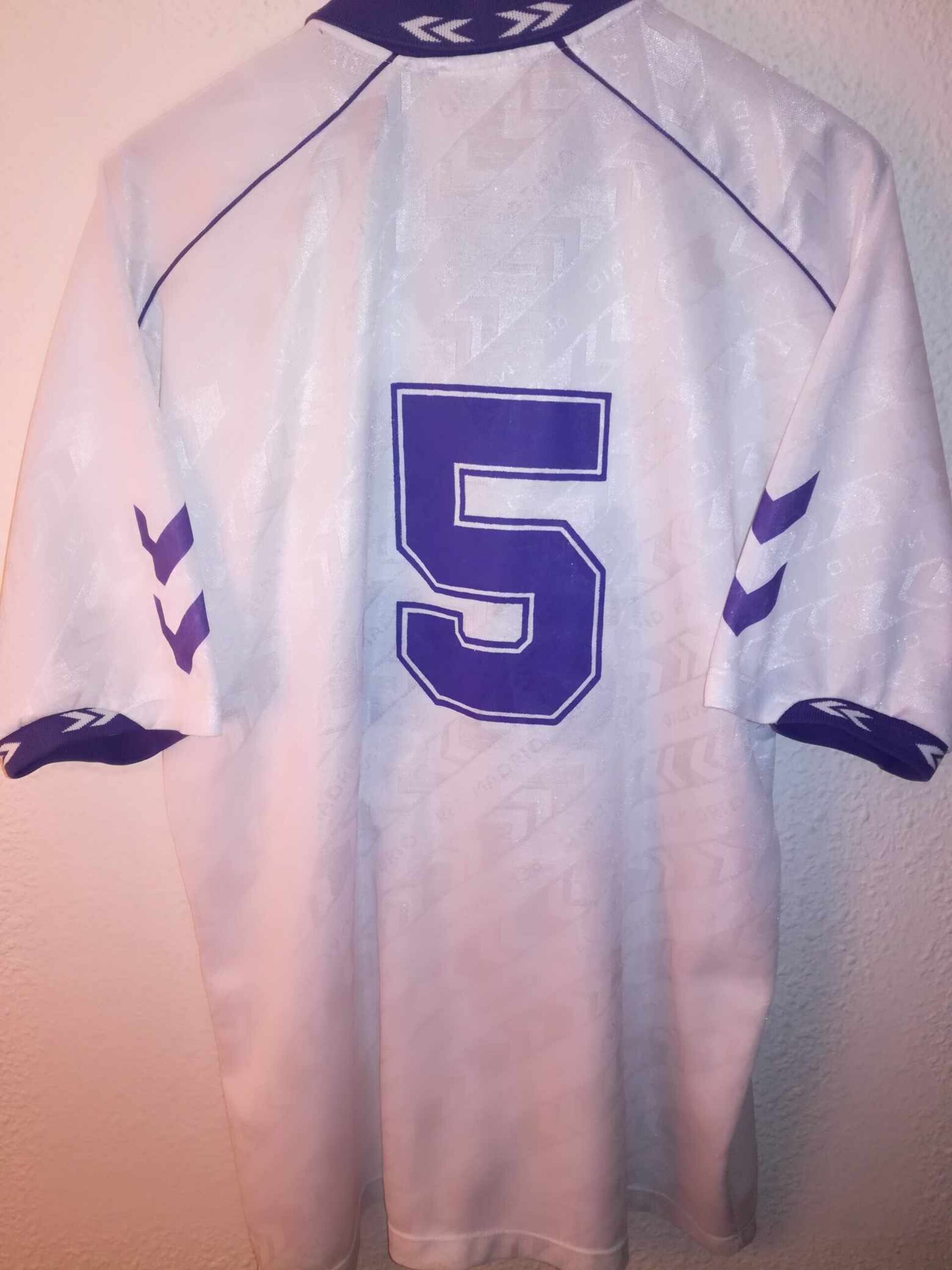 REAL MADRID 1993-1994 Match Worn number 5 XL - 1