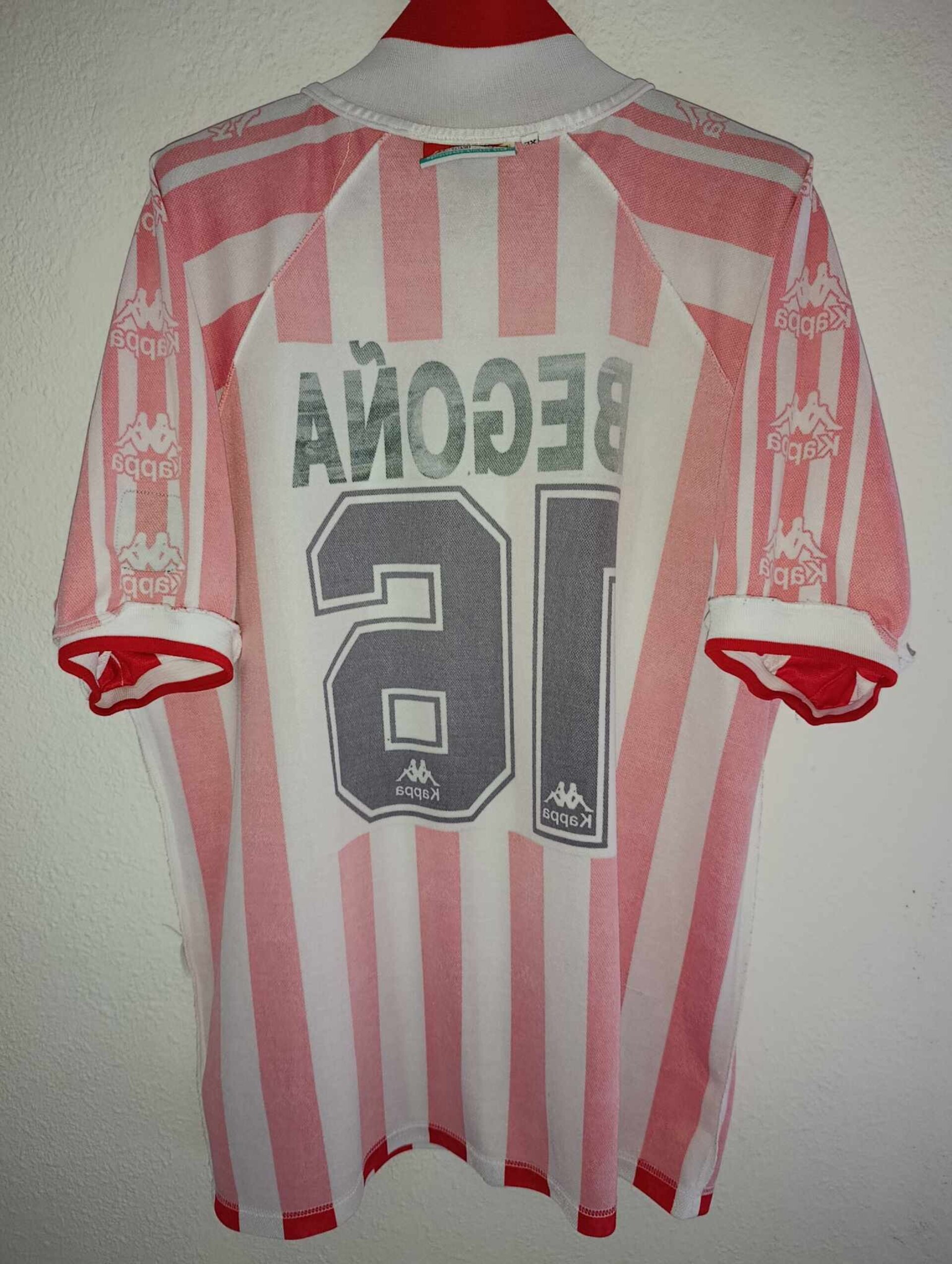 BILBAO ATHLETIC 1996-1997 Ibon Begoña 16 Match Worn XL - 3