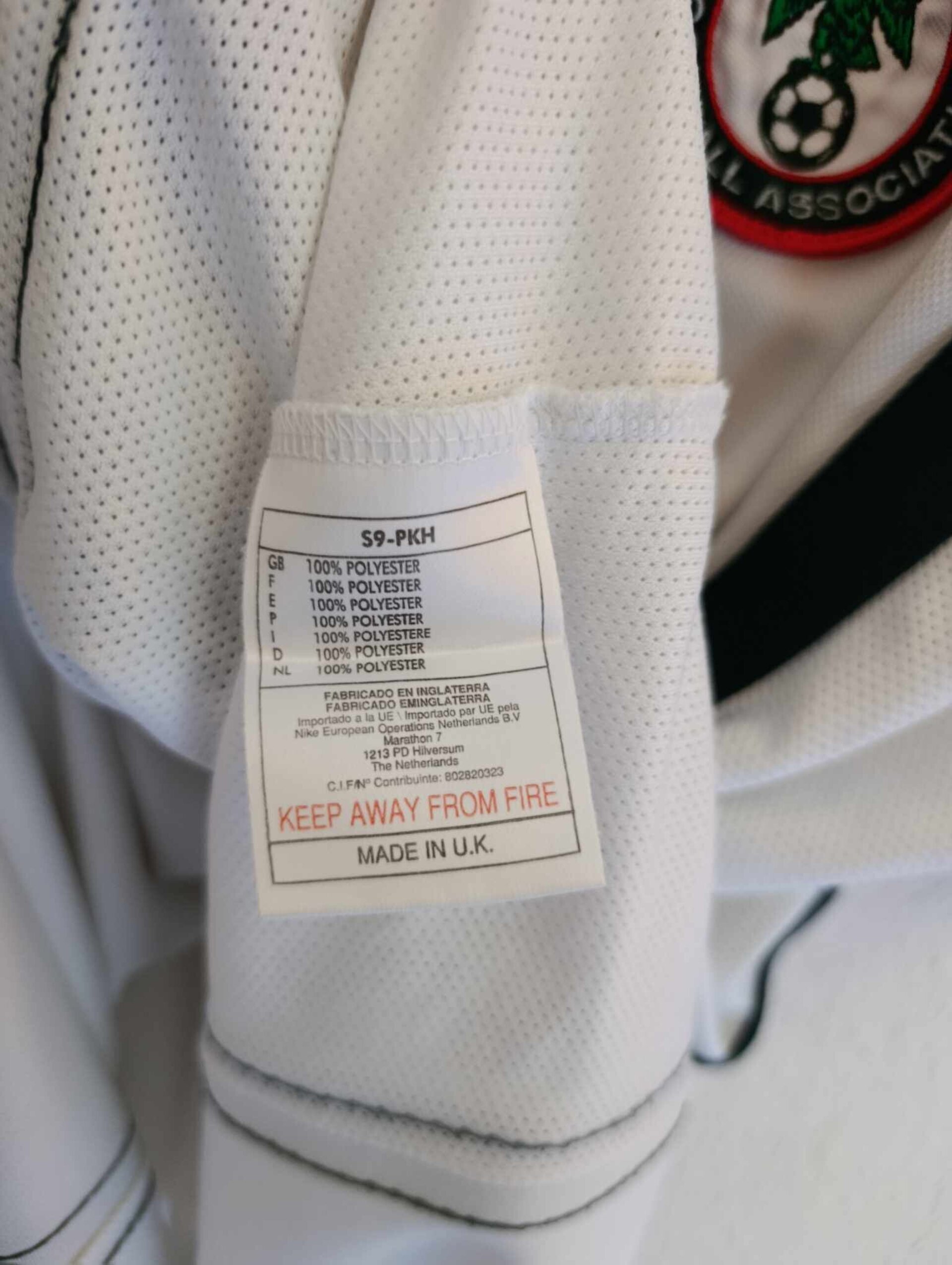 NIGERIA 1998 World Cup away M - 3