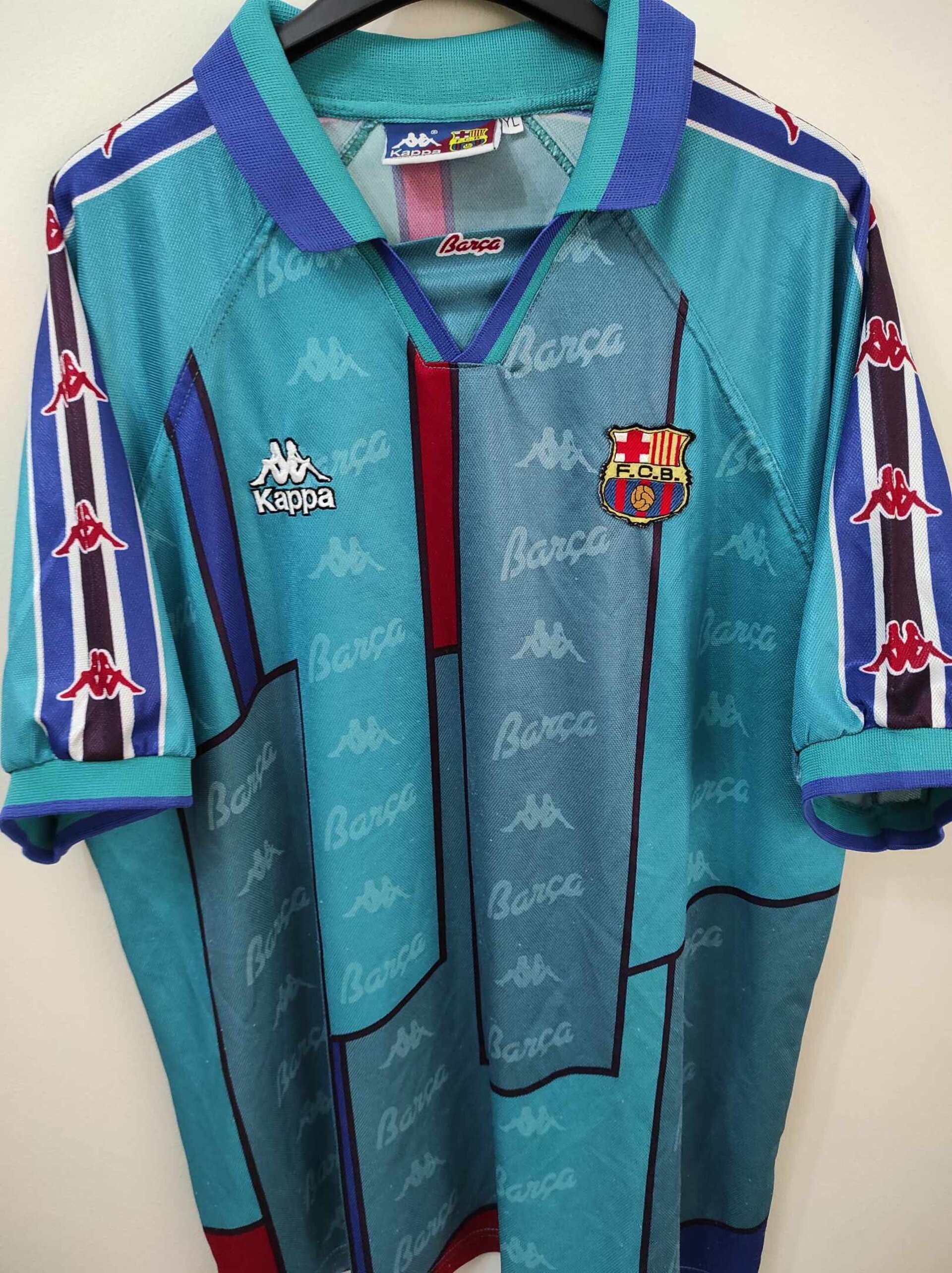 FC BARCELONA 1995-1996 away YL - 1