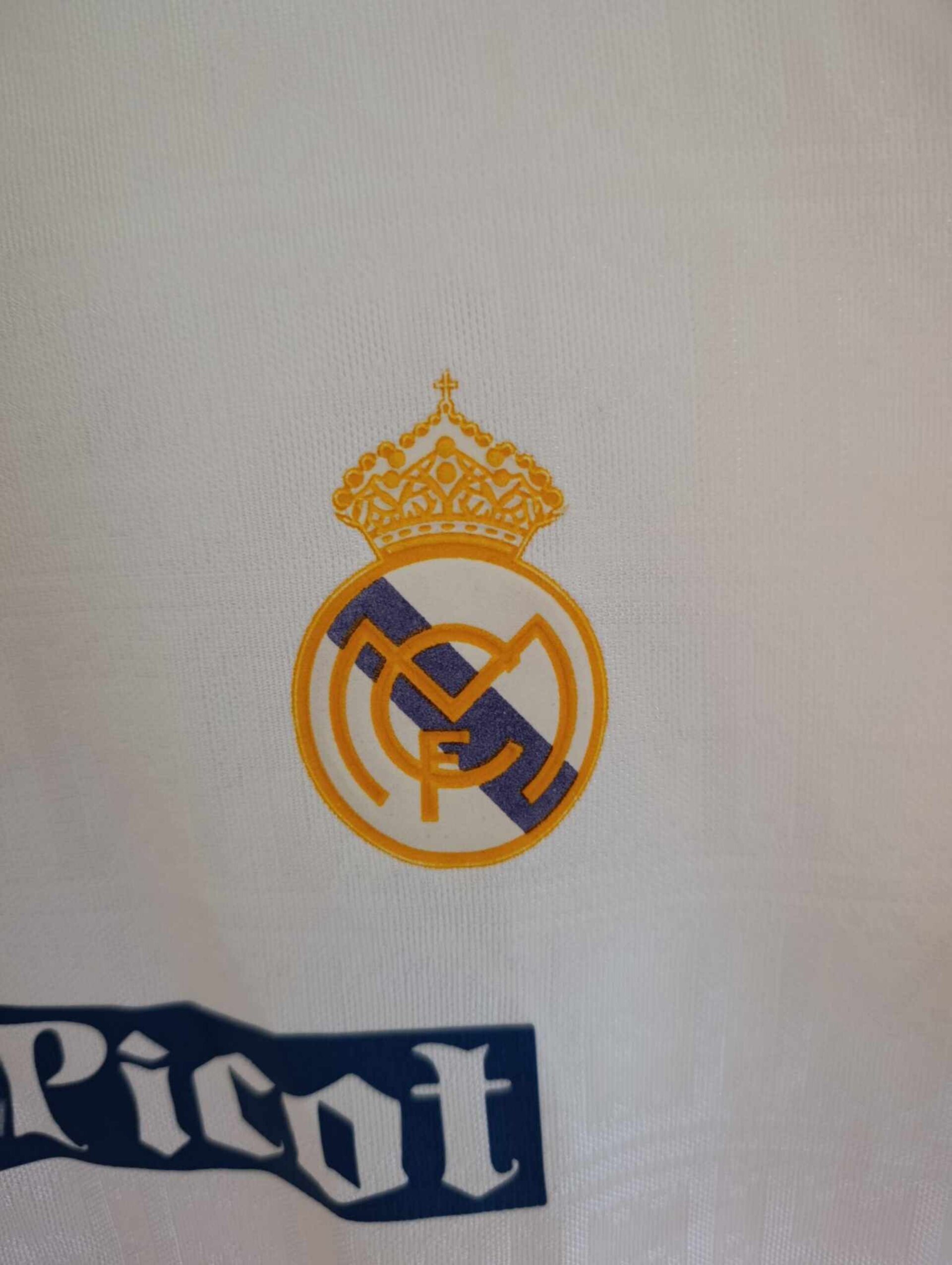 REAL MADRID 1989-1990 number 9 L - 5