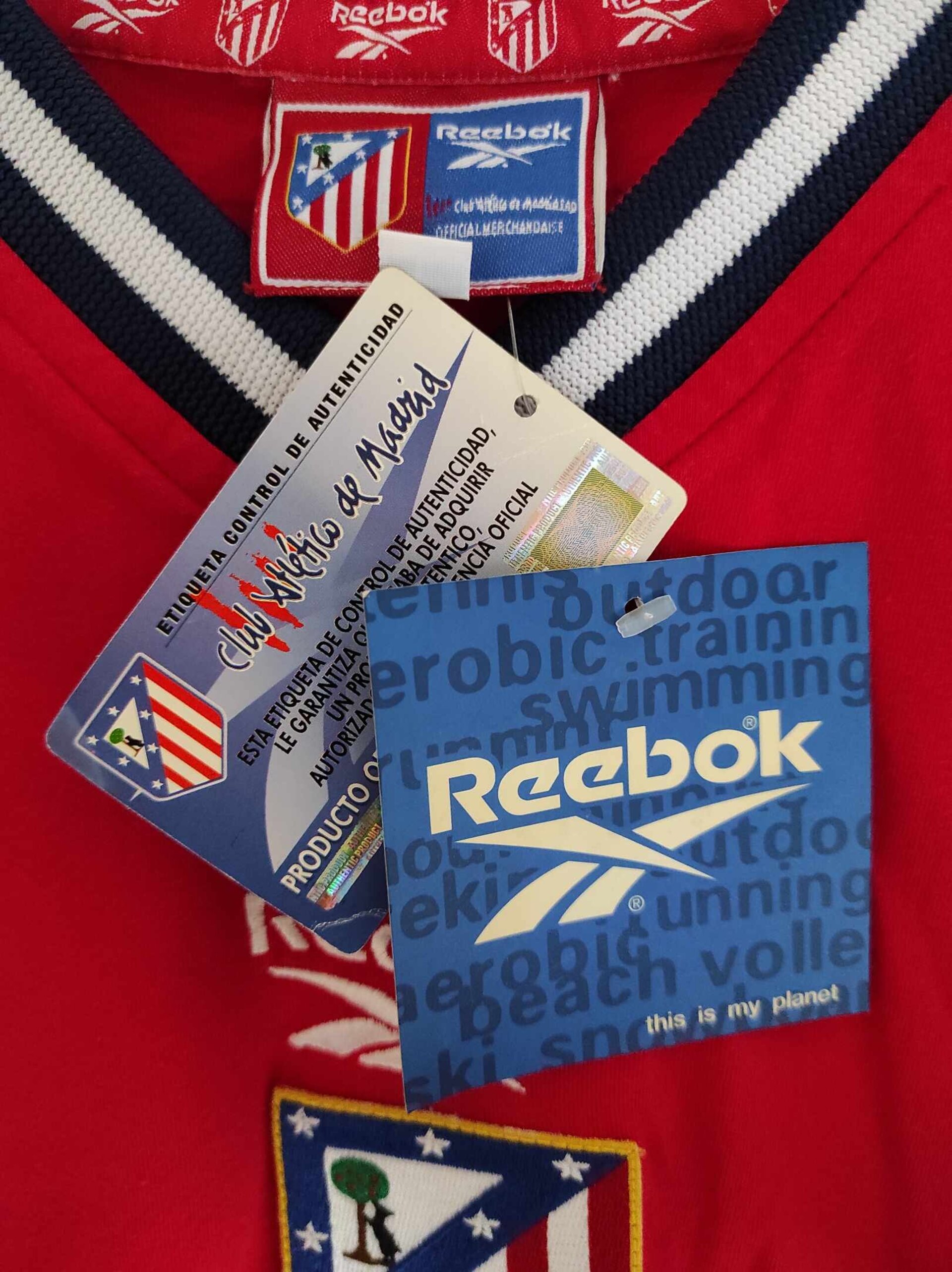 ATLETICO MADRID 1999 BNWT Training L - 2