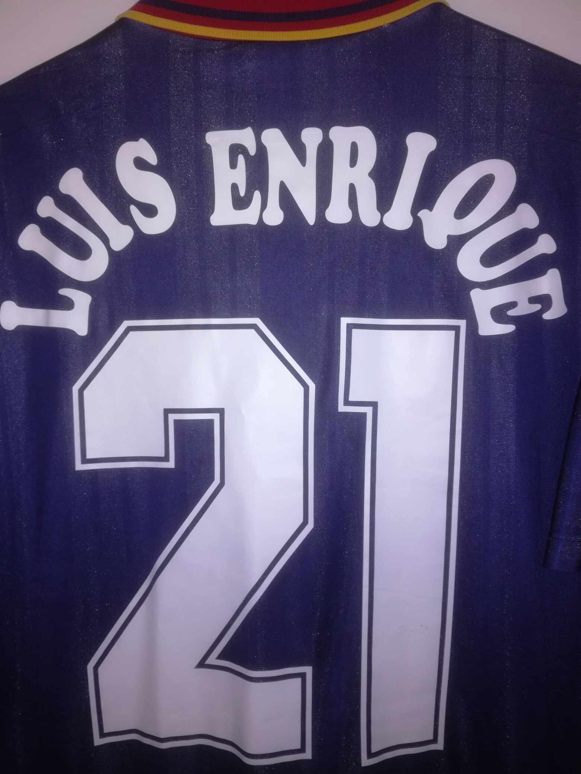 SPAIN 1994 WORLD CUP third Luis Enrique 21 XL - 7