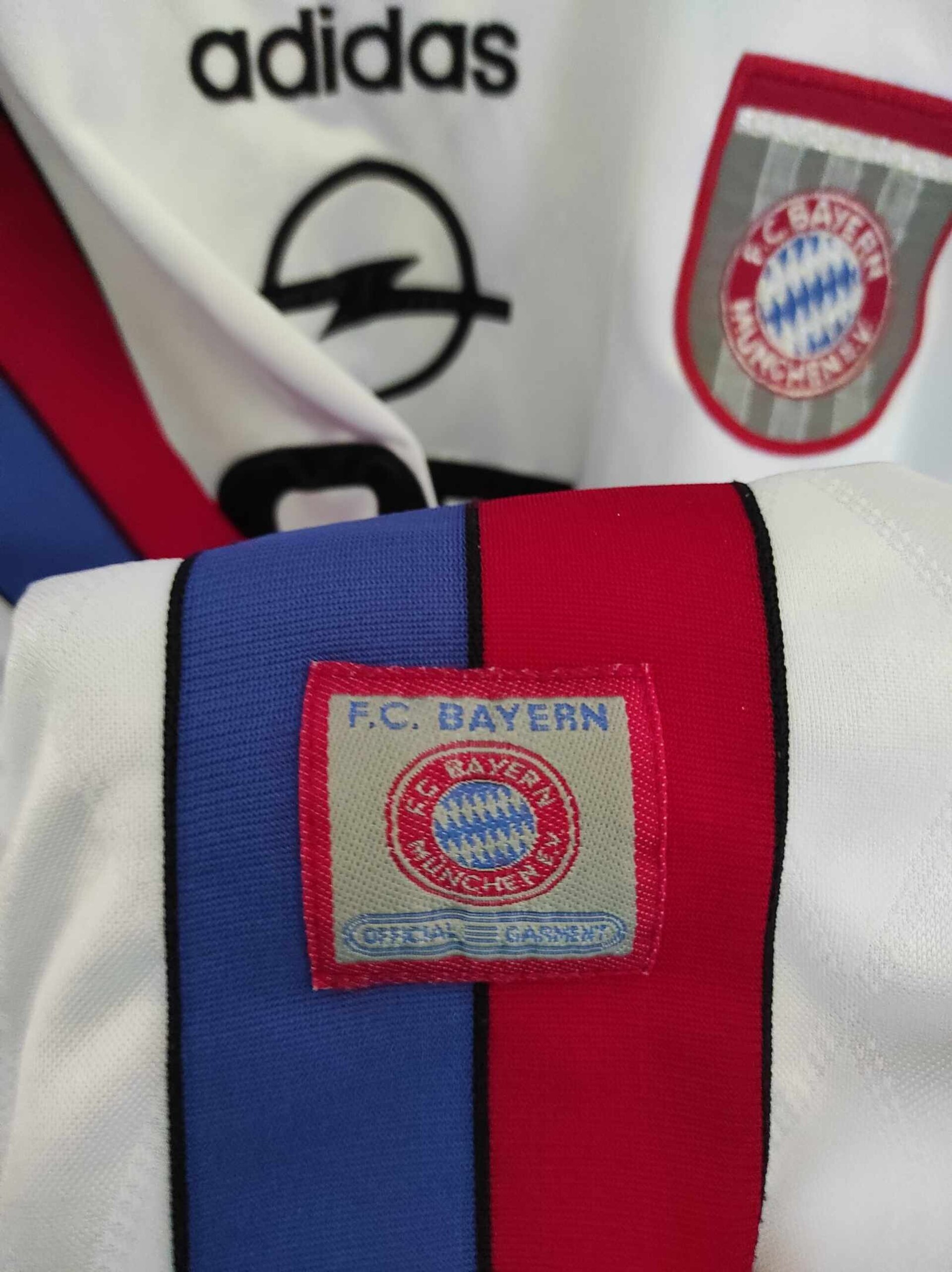BAYERN MUNICH 1995-1997 away Scholl 7 XL - 5