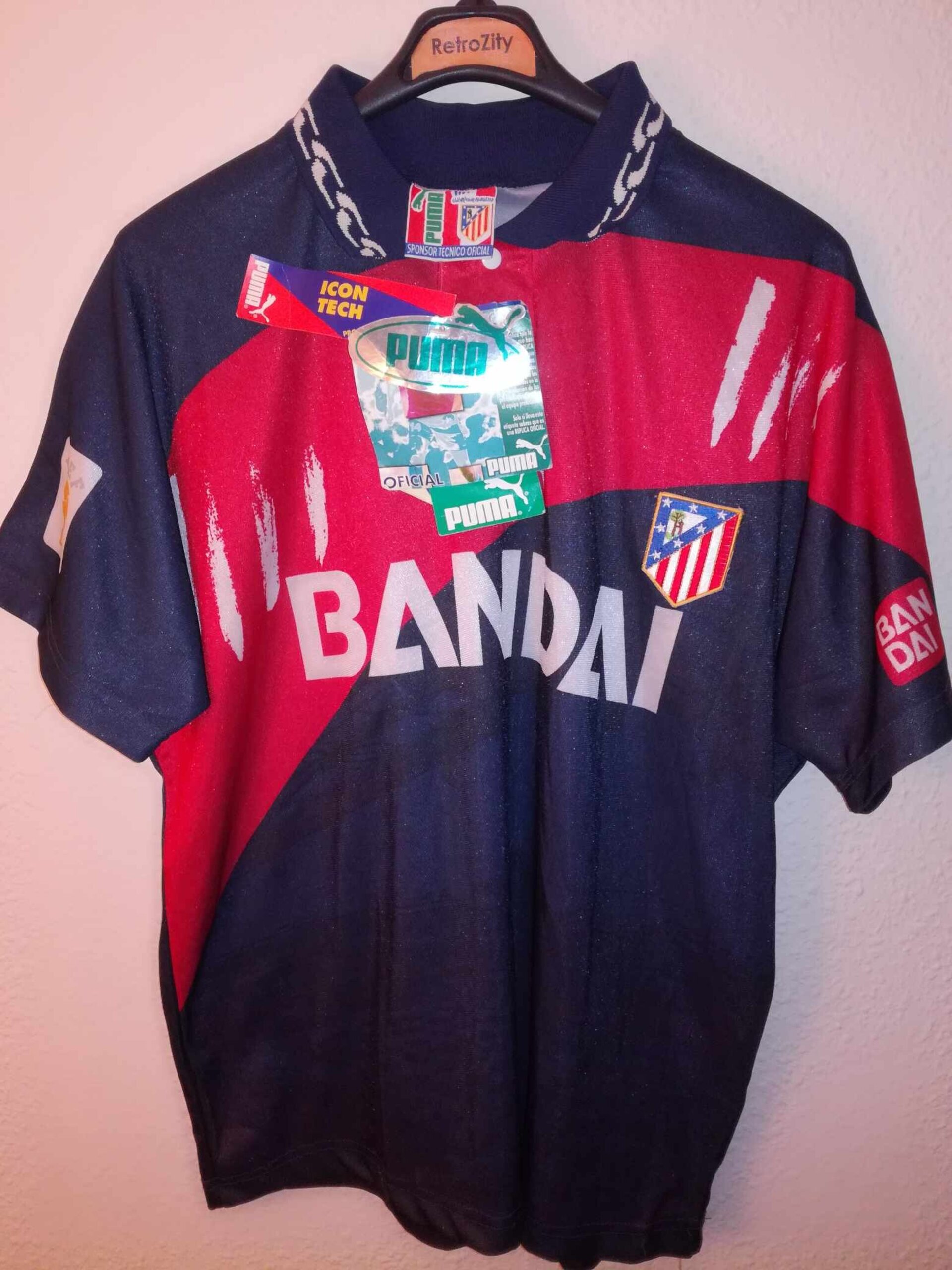 ATLETICO MADRID 1996-1997 away BNWT M - 1