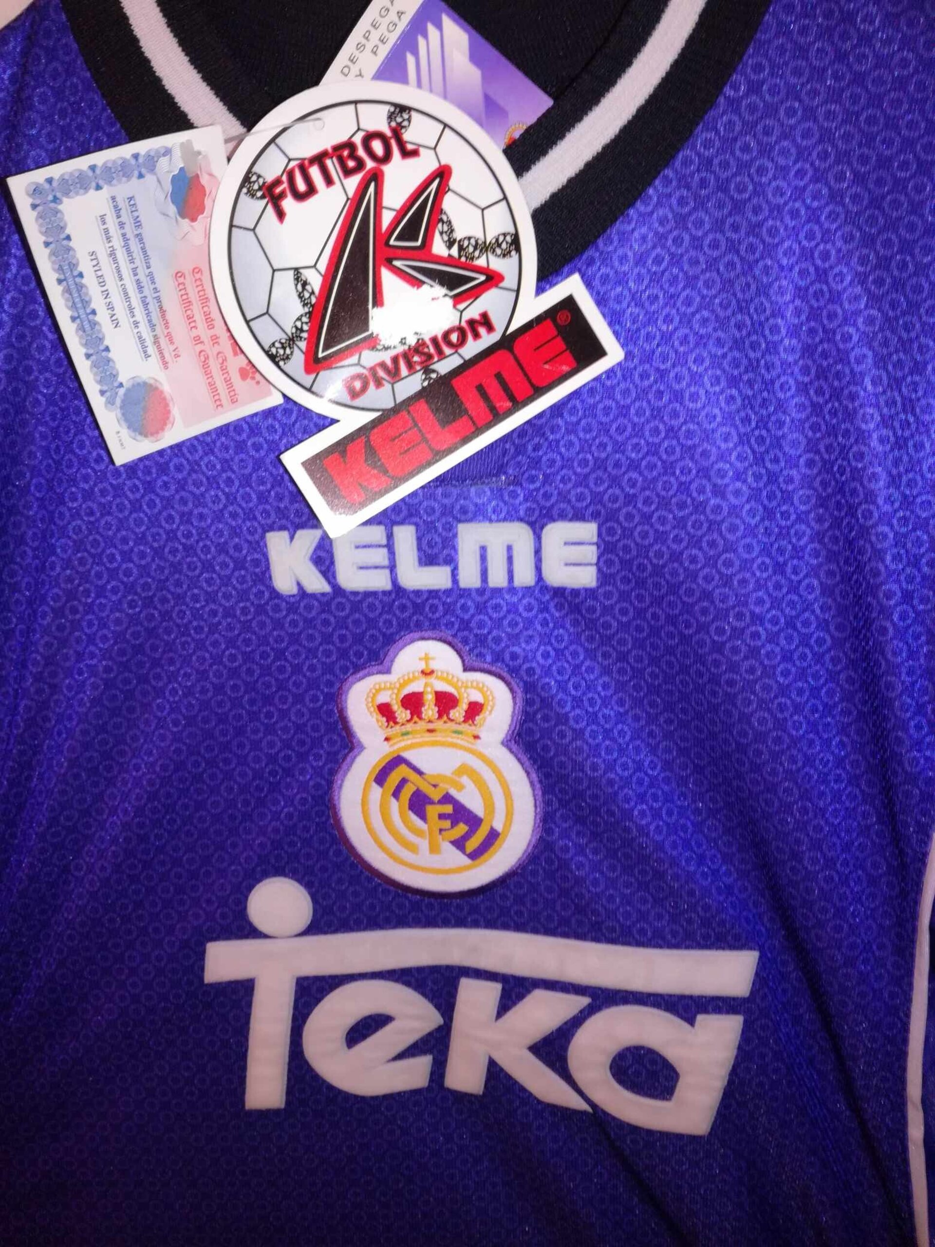 REAL MADRID 1997-1998 BNWT away M - 3