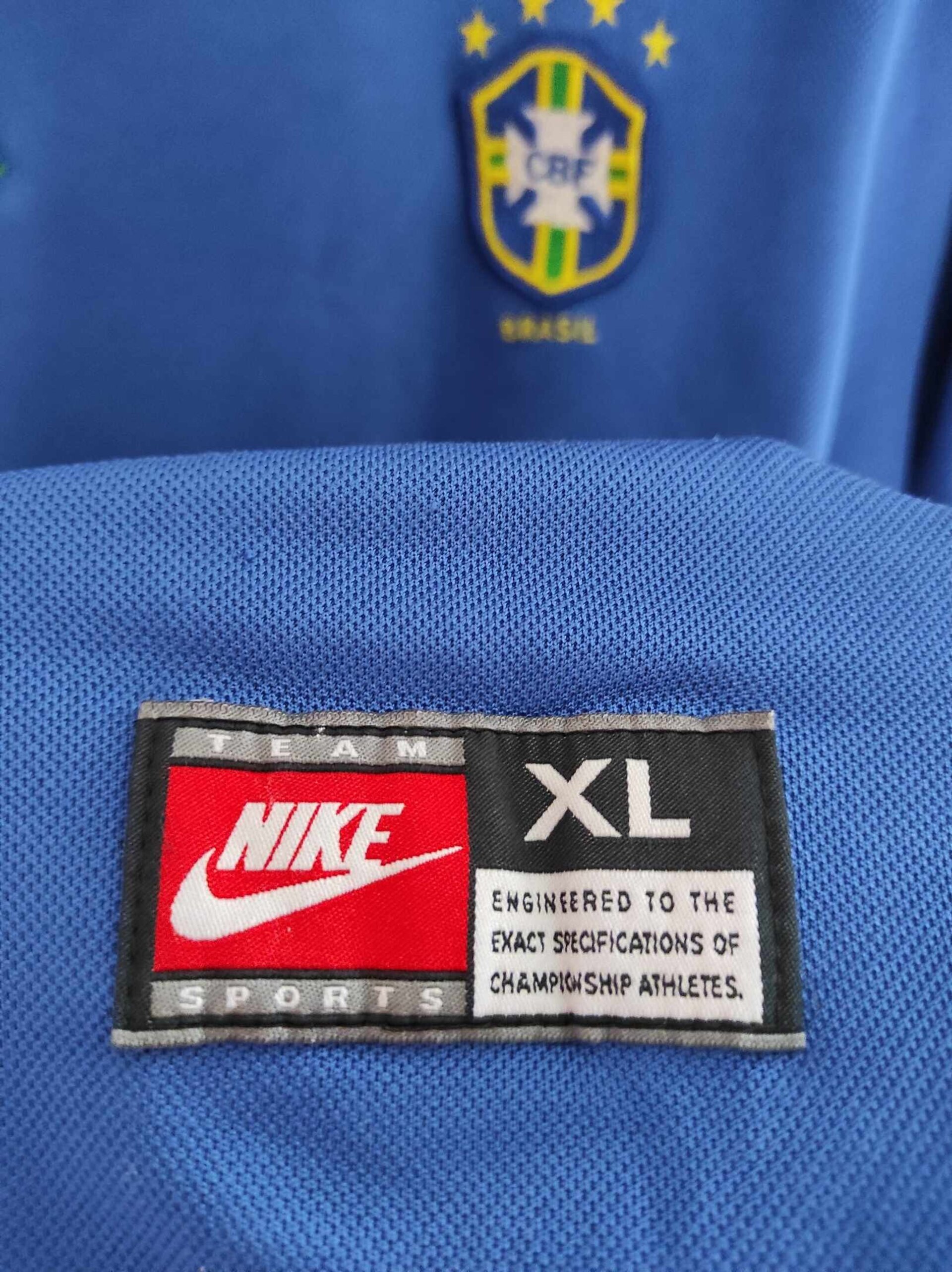 BRAZIL 1998 World Cup away XL Kids - 3
