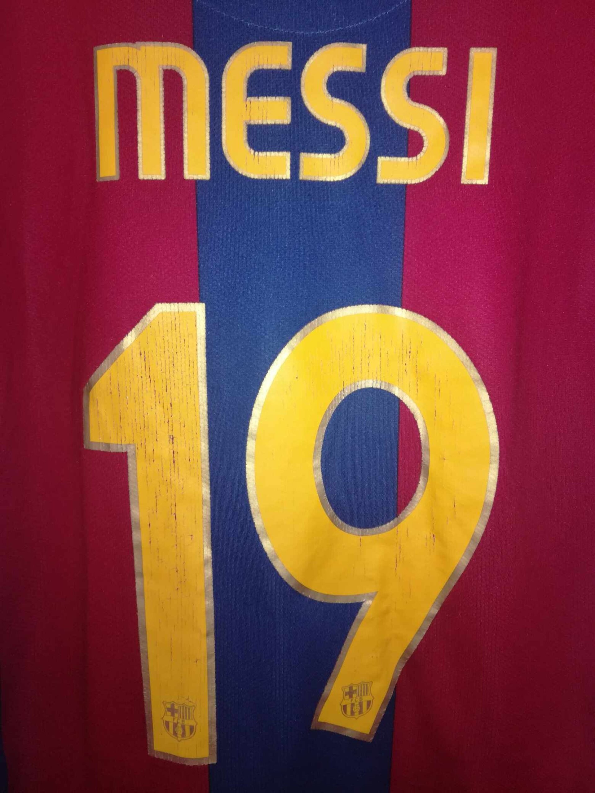 FC BARCELONA 2007-2008 Messi 19 M - 6