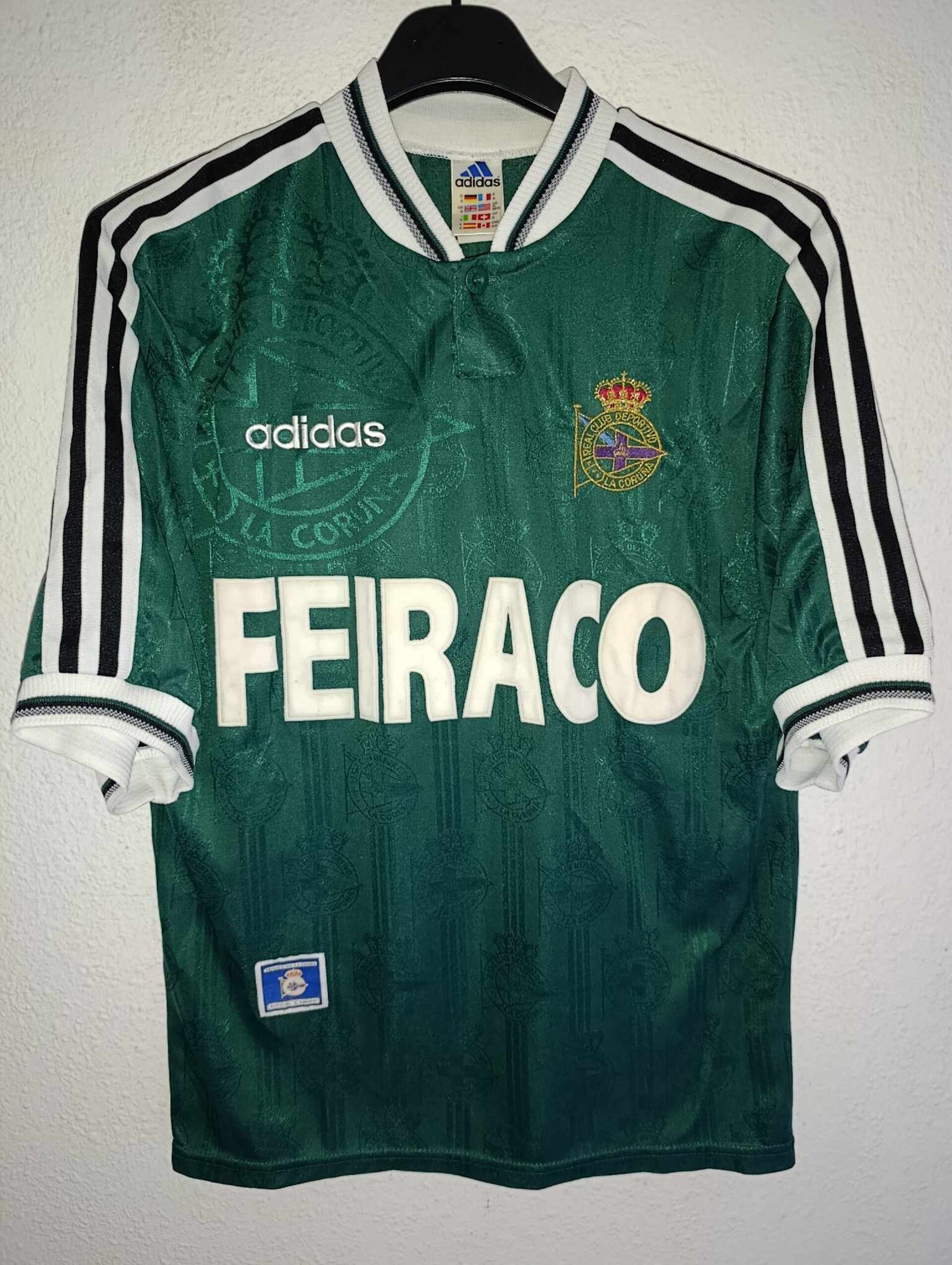 DEPORTIVO DE LA CORUÑA 1997-1998 away S - 1