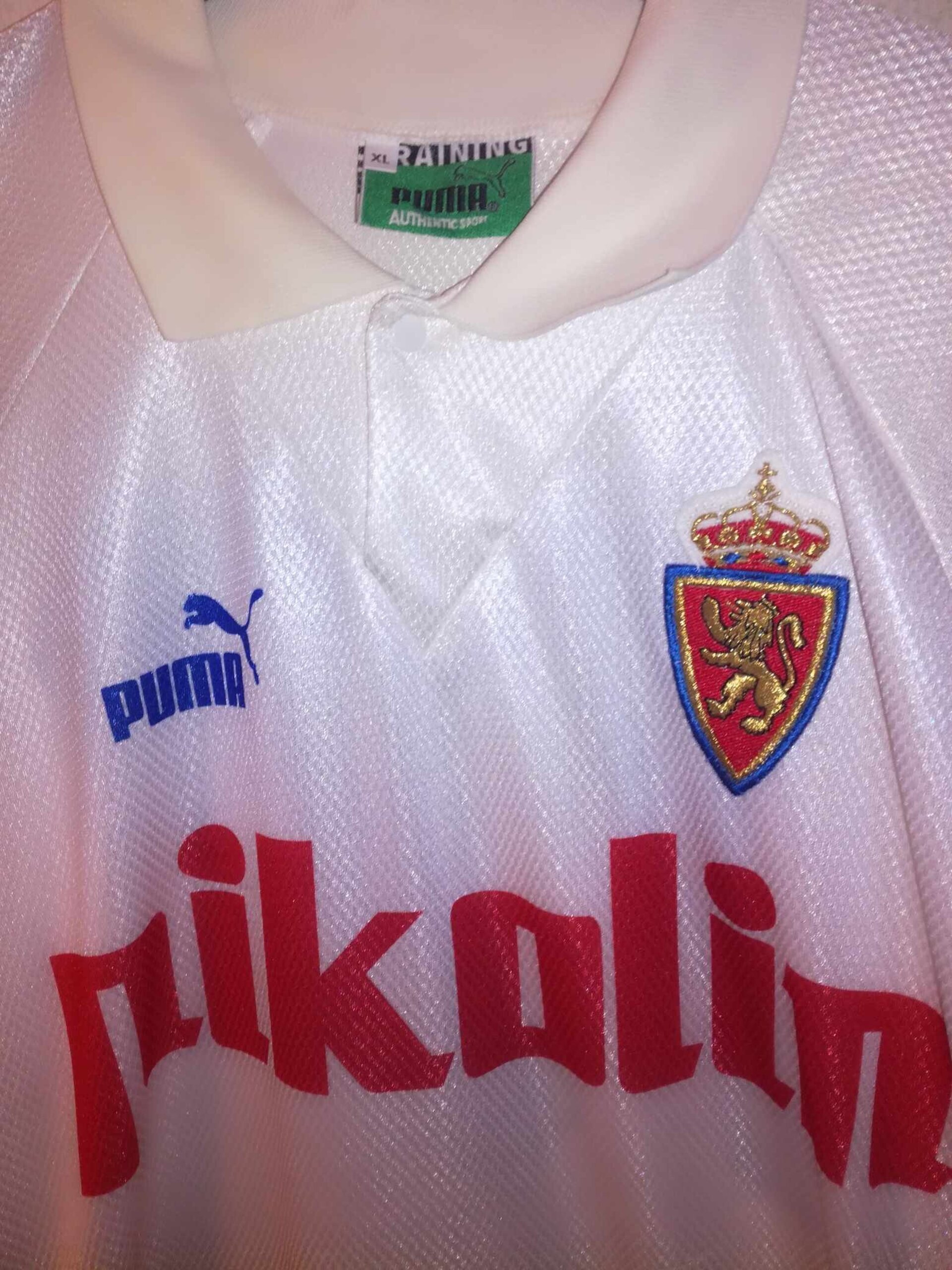REAL ZARAGOZA 1994-1995 Cafu Match Worn XL - 3