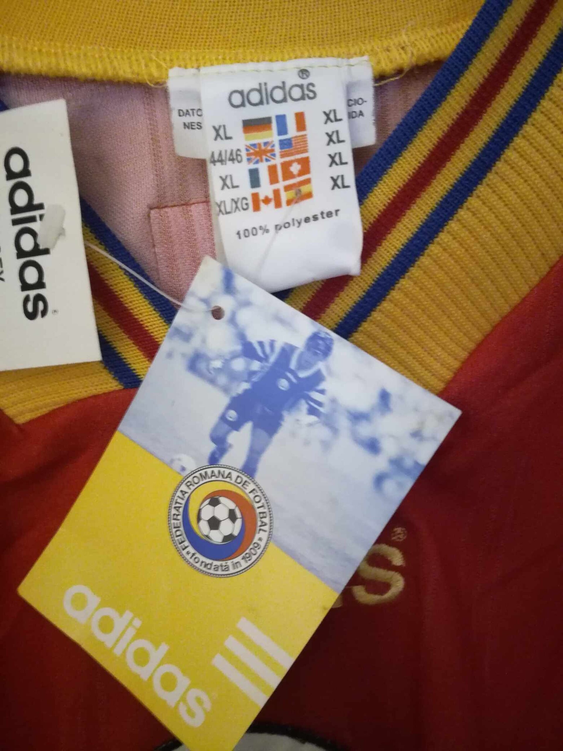 ROMANIA 1996 EURO BNWT away XL - 2