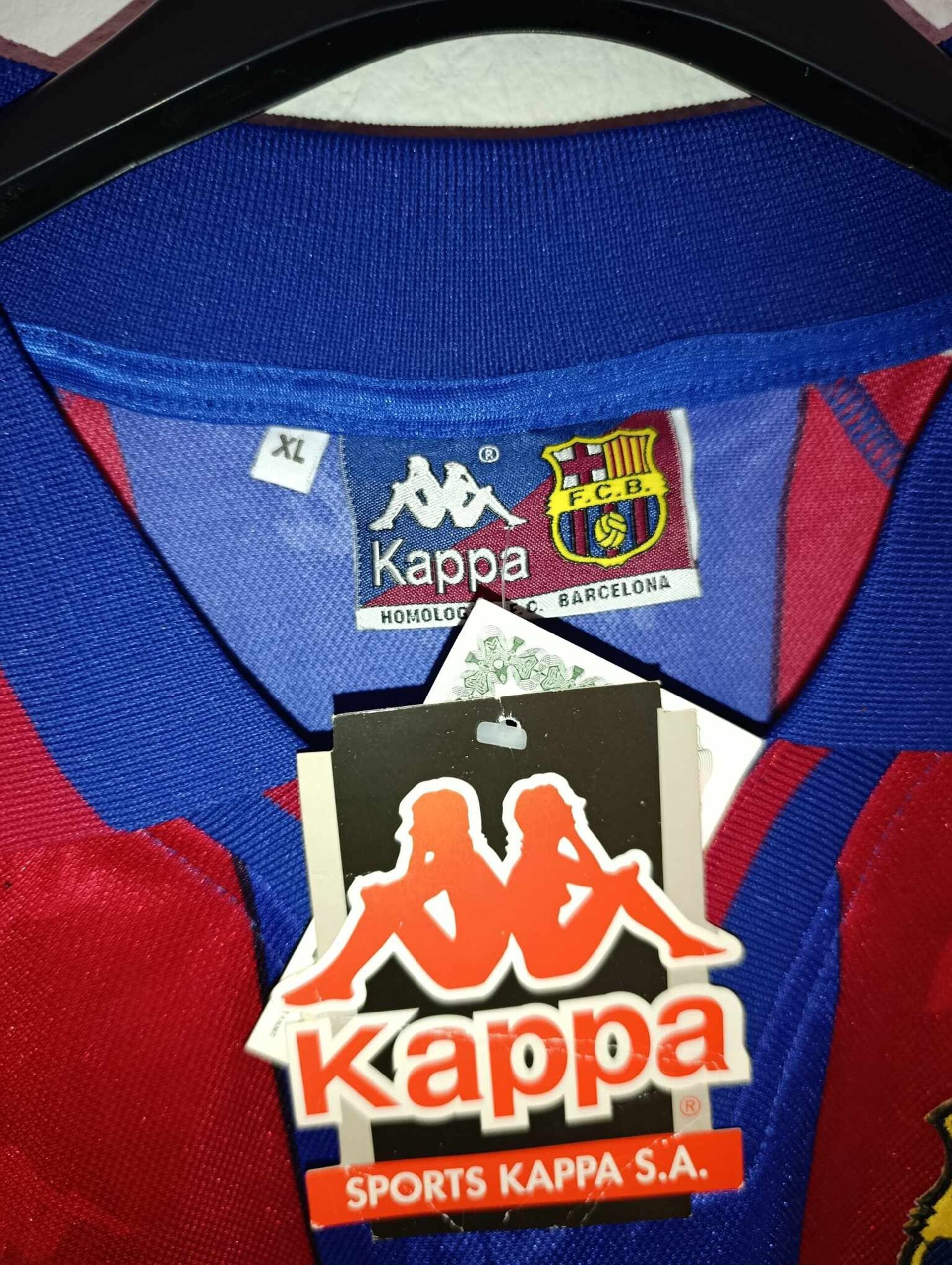 FC BARCELONA 1996-1997 Ronaldo 9 BNWT XL - 7