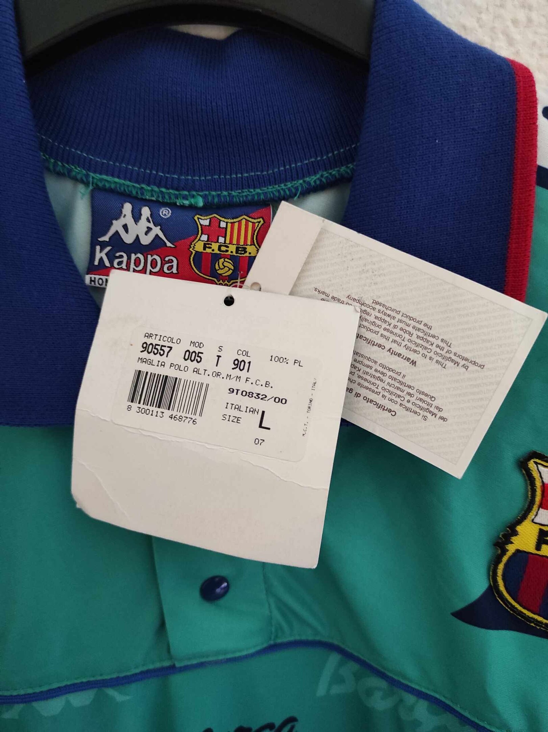 FC BARCELONA 1992-1993 away BNWT L - 3