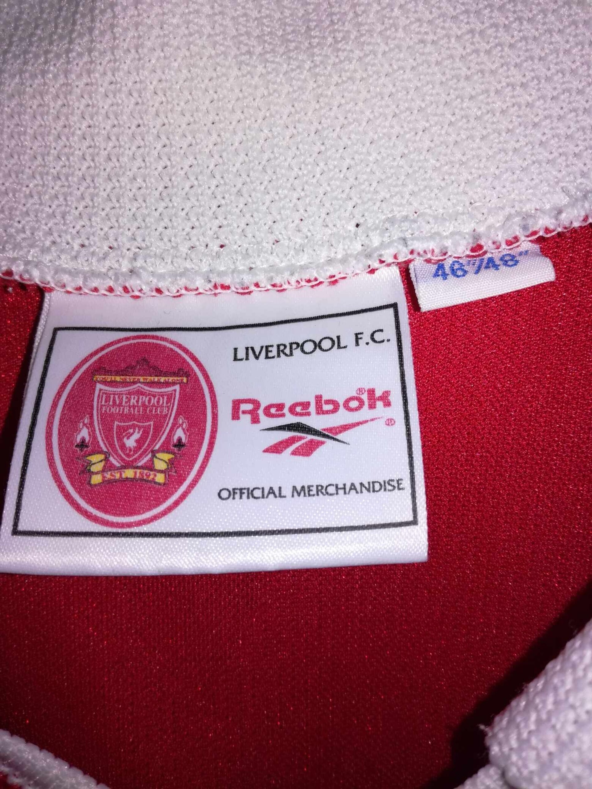 LIVERPOOL 1996-1998 Size 46/48 - 2