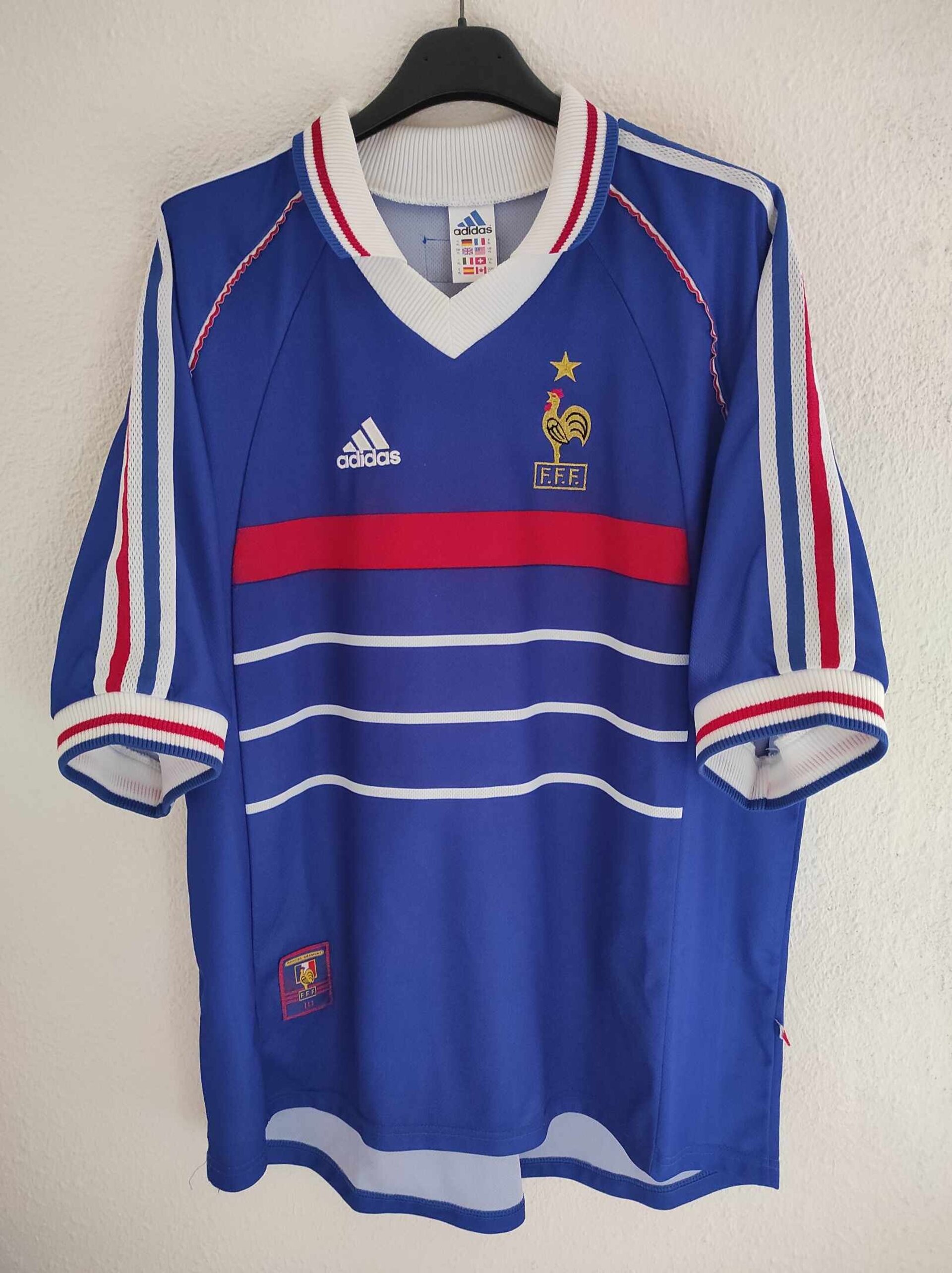 FRANCE 1998 World Cup Zidane 10 XL - 2