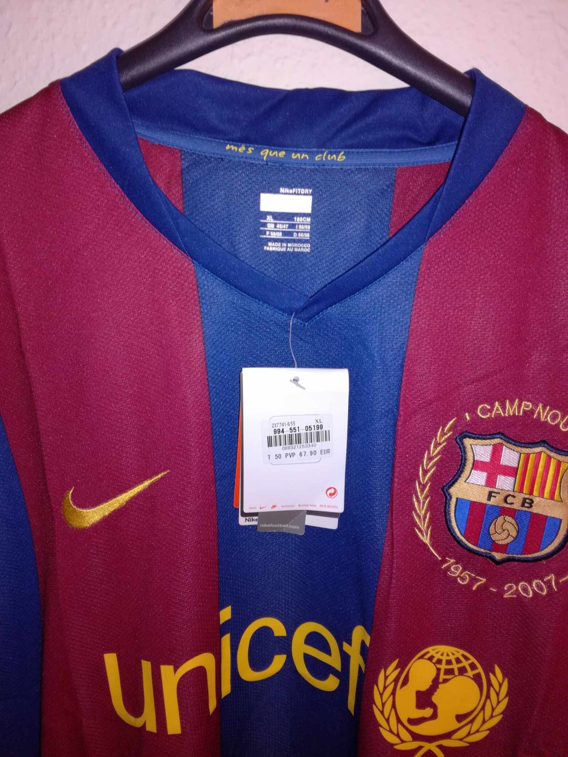 FC BARCELONA 2007-2008 BNWT XL - 3