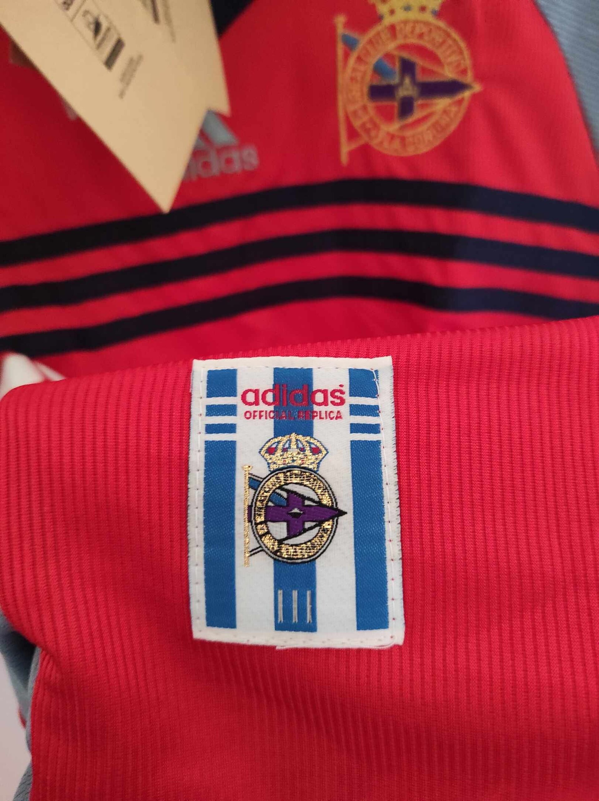 DEPORTIVO DE LA CORUÑA 1998-1999 away BNWT XL Kids - 6