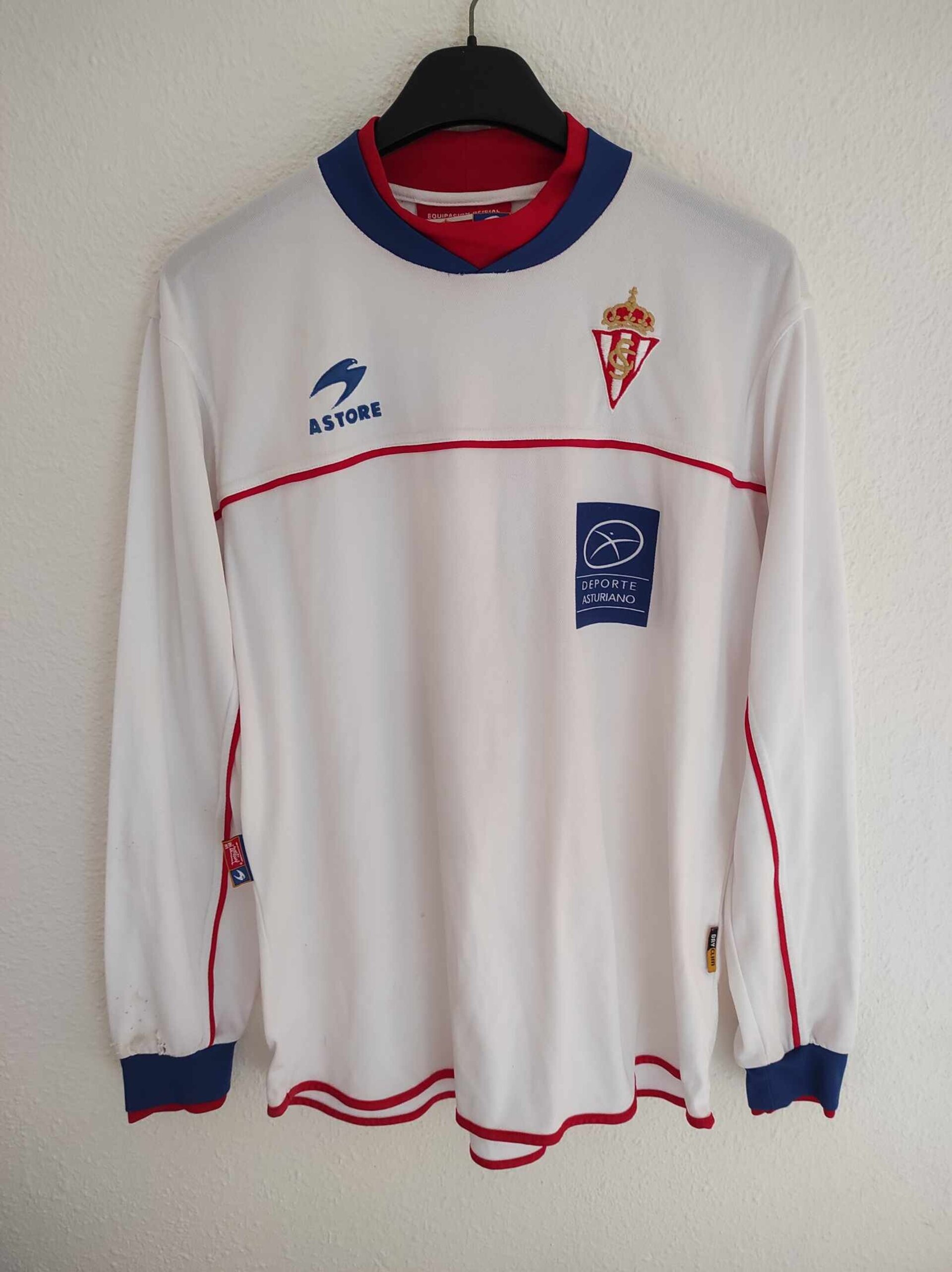 SPORTING GIJON 2002 Match Worn 4 M - 2