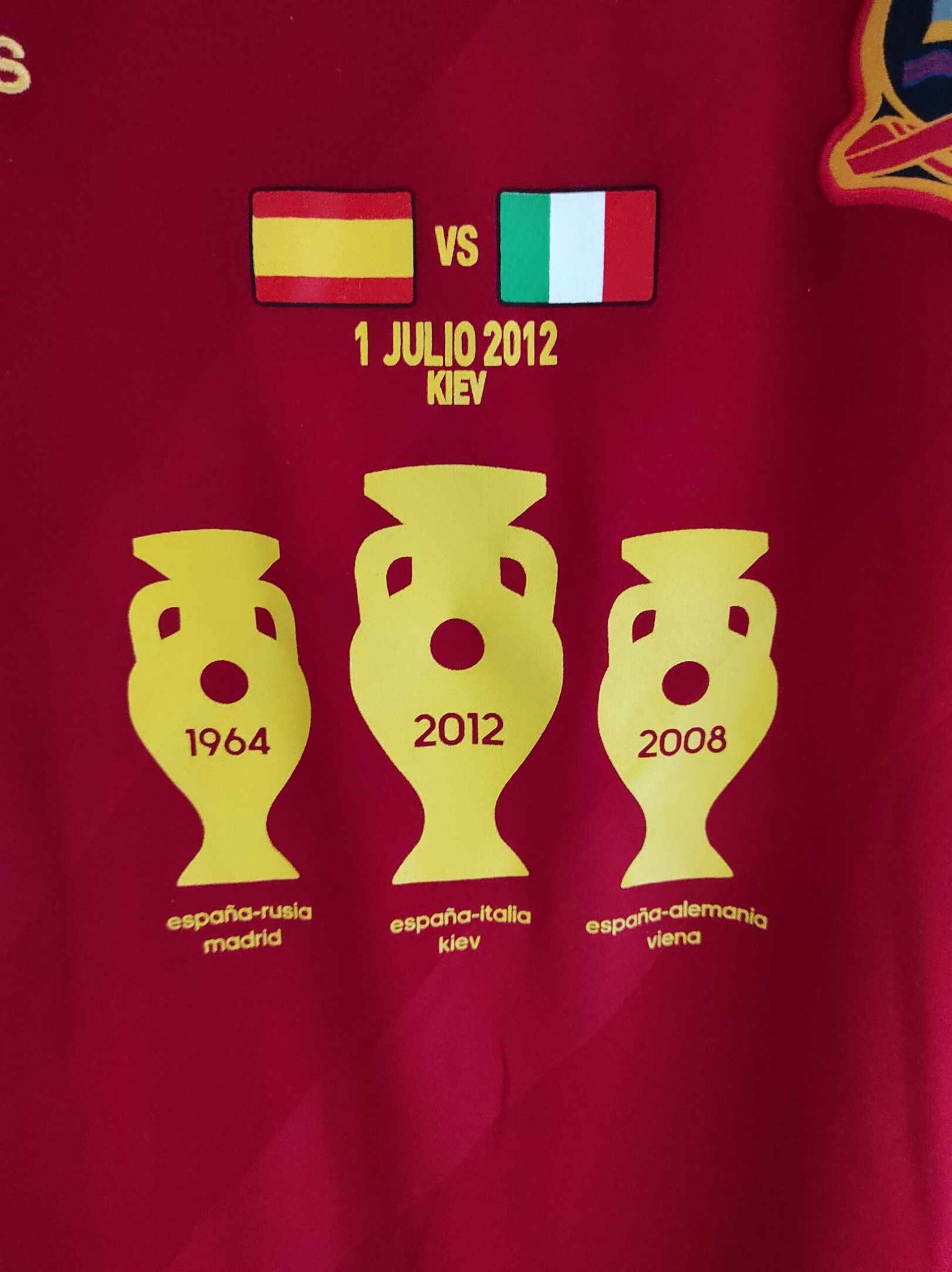 SPAIN 2012 EURO WINNERS X 3 L - 2
