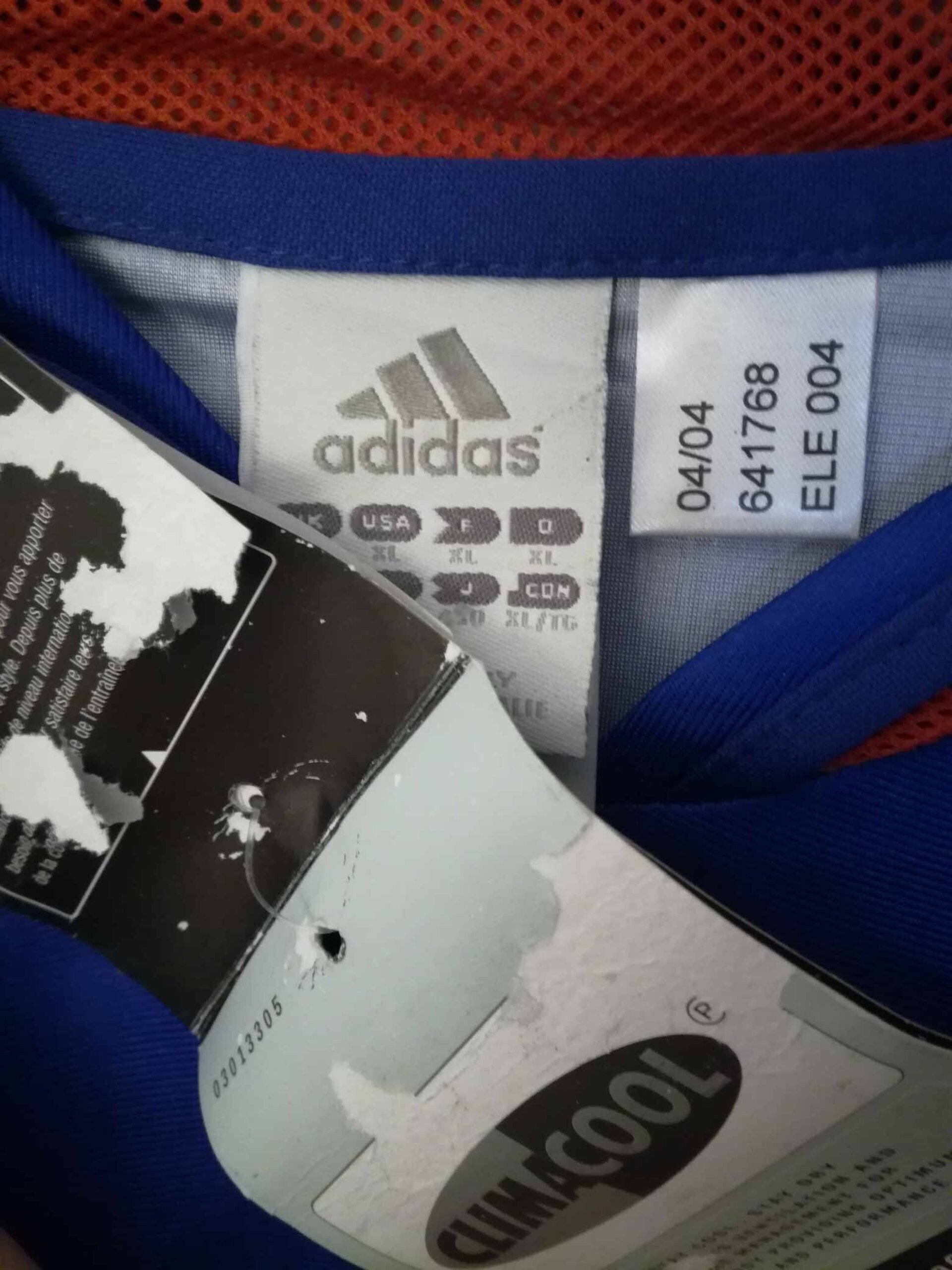 FRANCE 2004 EURO BNWT XL - 2