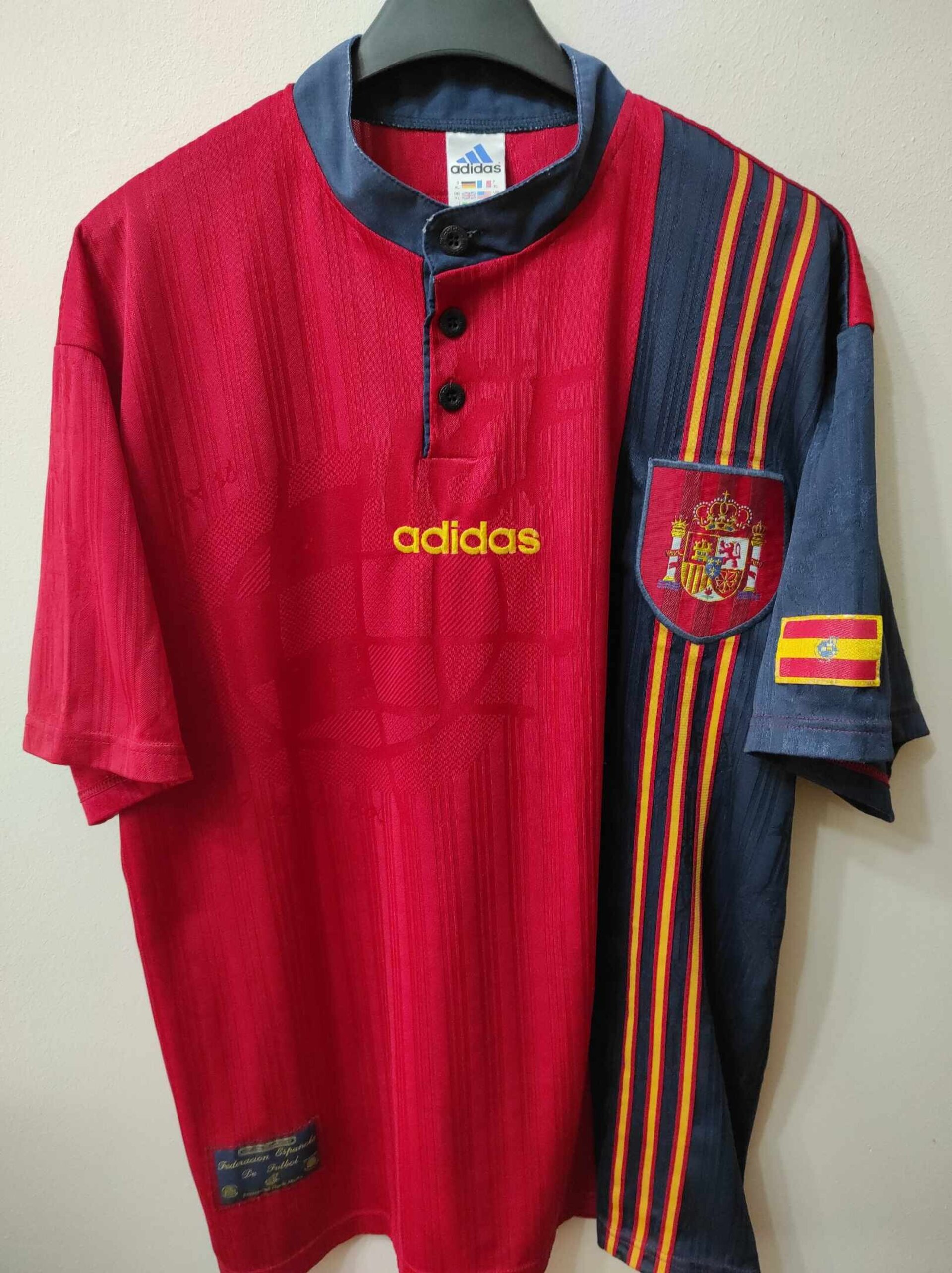 SPAIN 1996 EURO Luis Enrique 21 XL - 2