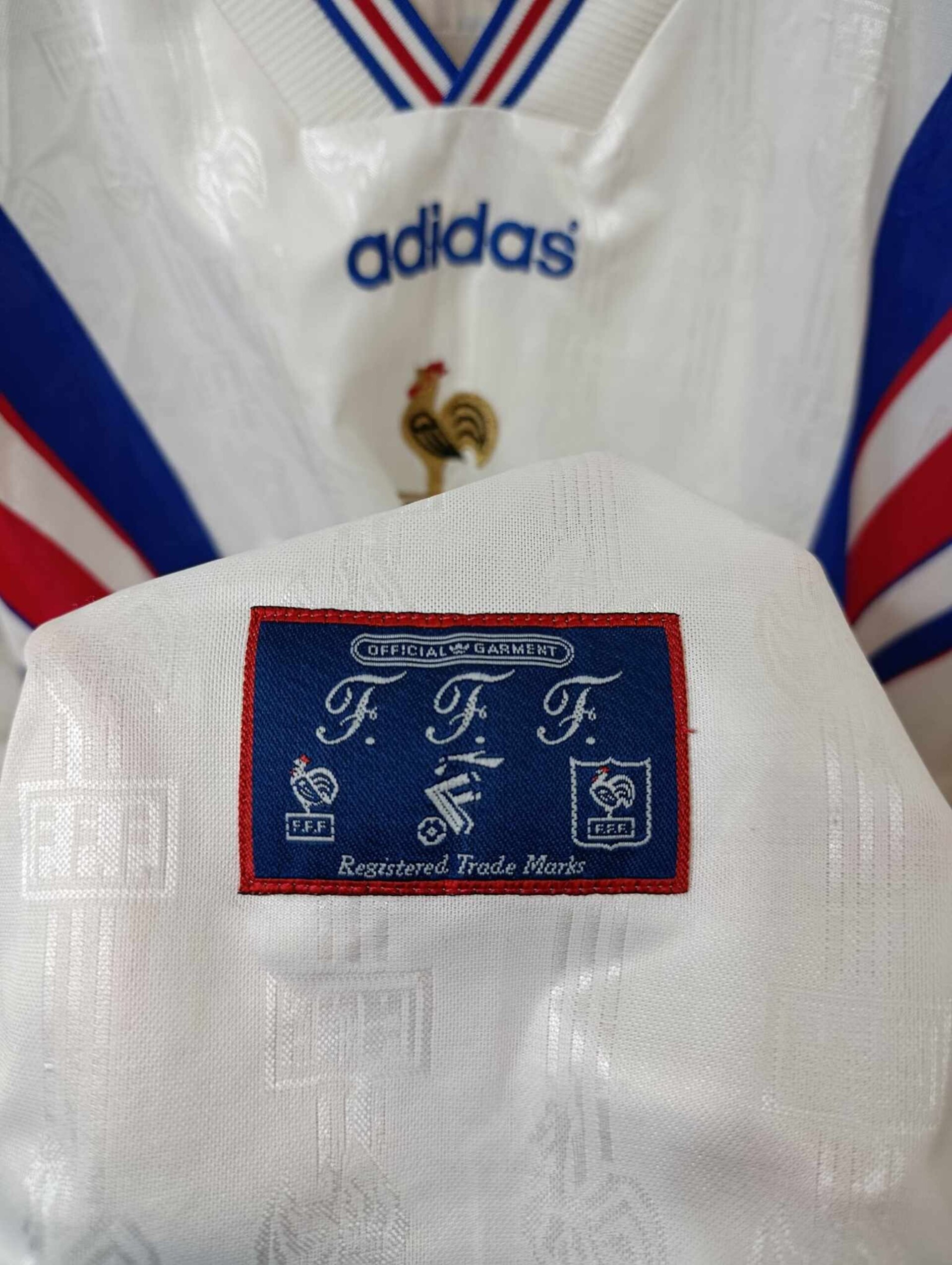 FRANCE 1996 EURO away XL - 4