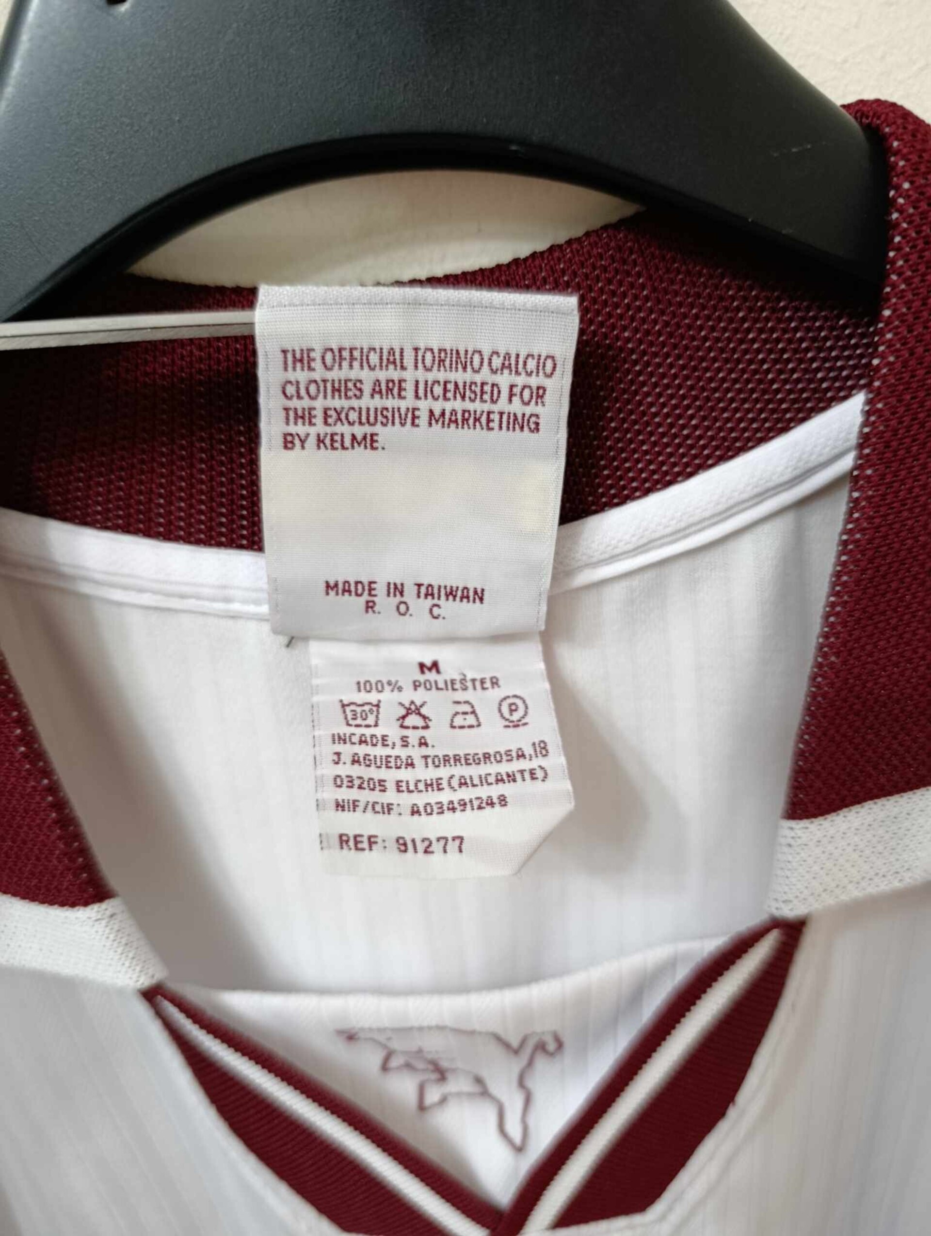 TORINO 2000-2001 away number 13 M - 4