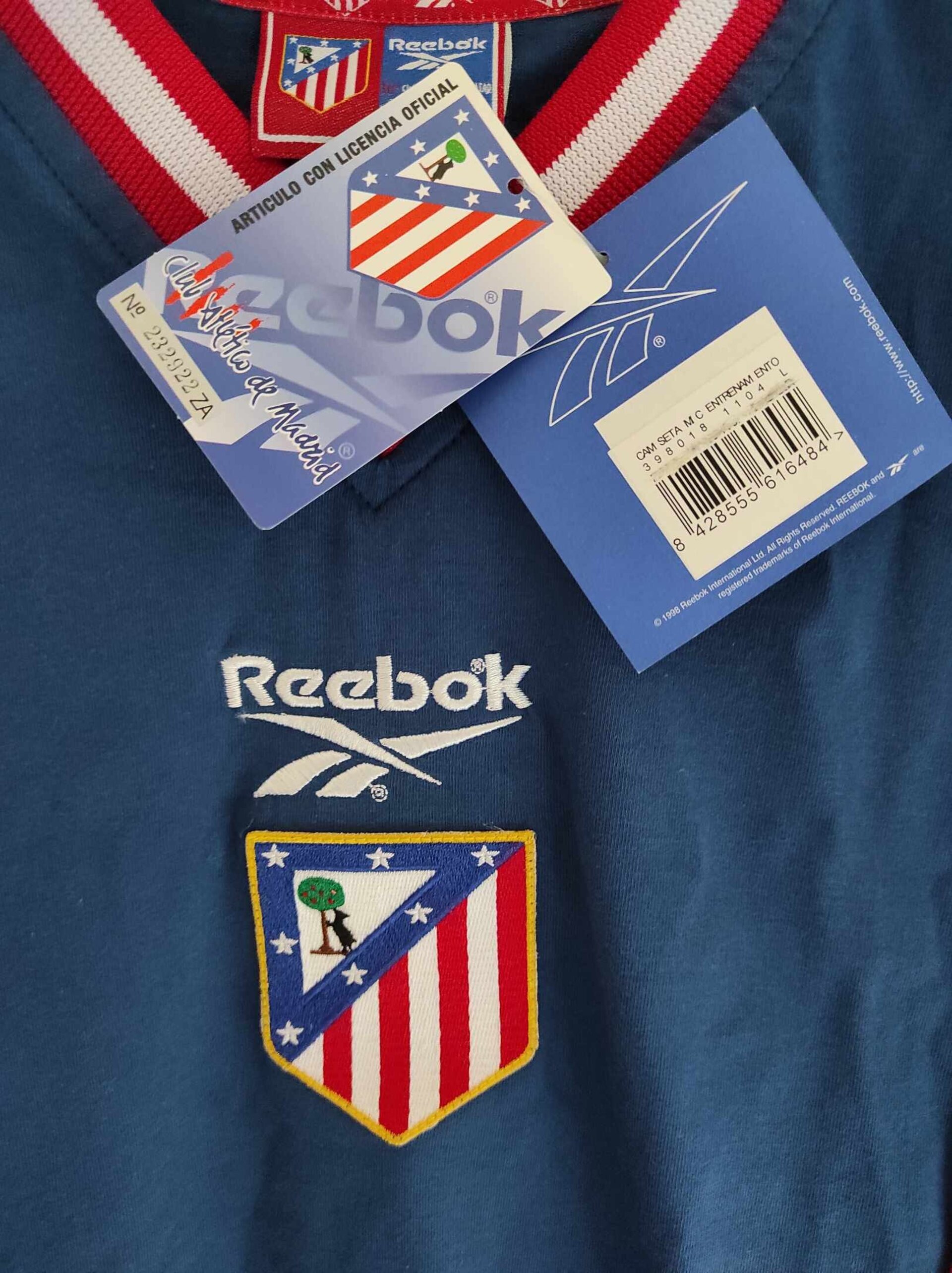 ATLETICO MADRID 1999 BNWT training L - 3