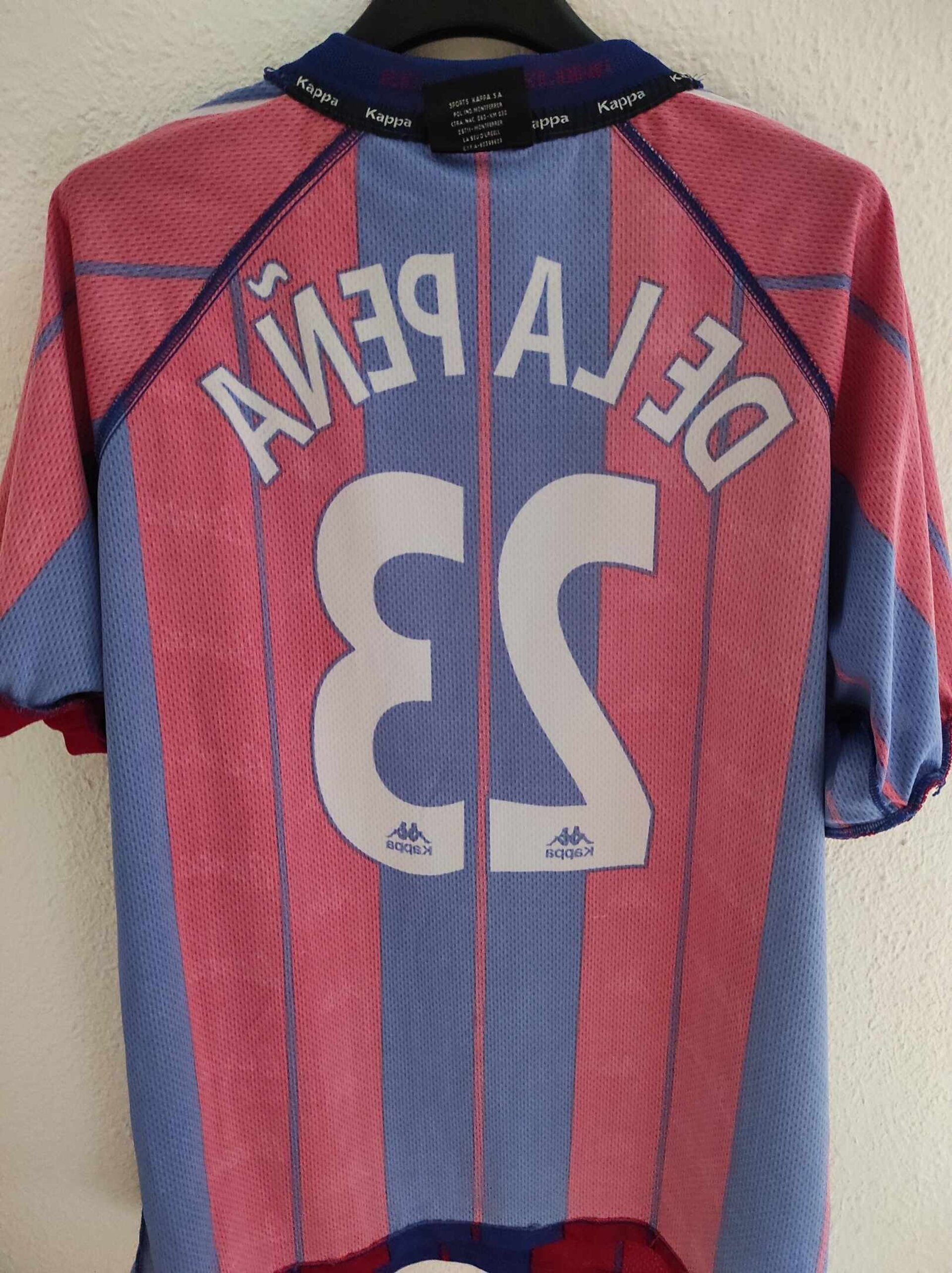 FC BARCELONA 1997-1998 De La Peña 23 XL - 3