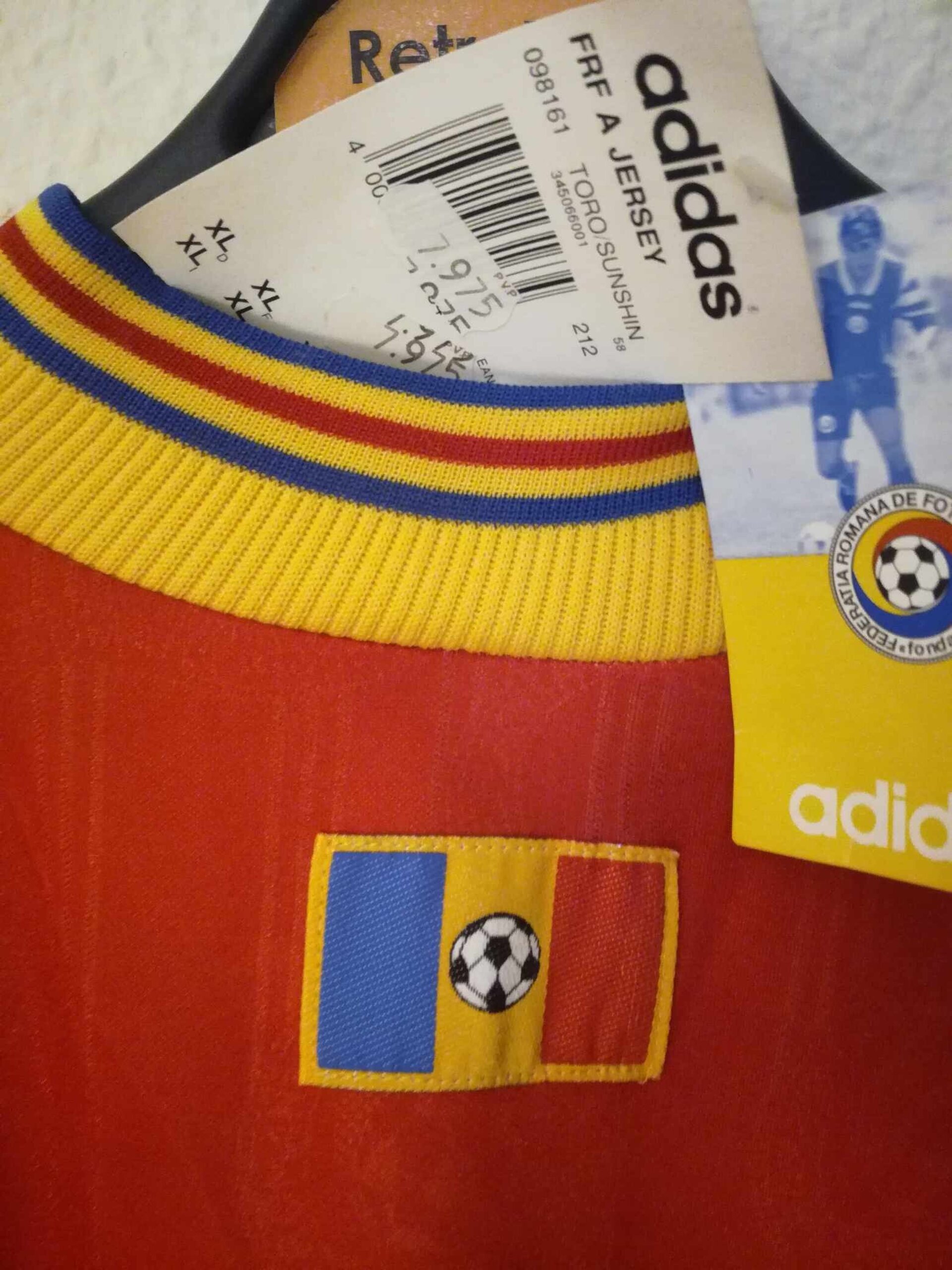 ROMANIA 1996 EURO BNWT away XL - 3