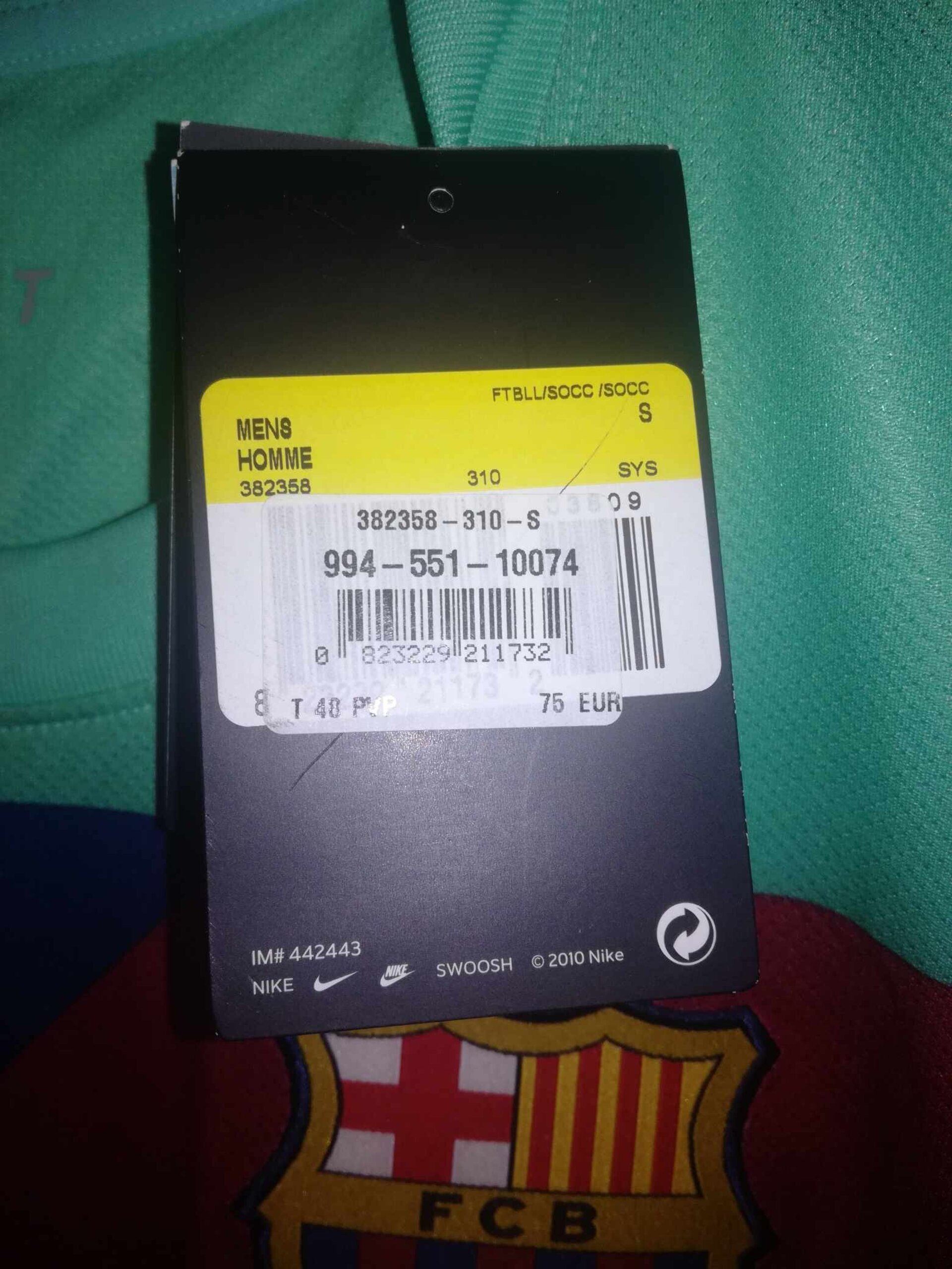 FC BARCELONA 2010-2011 away BNWT S - 5