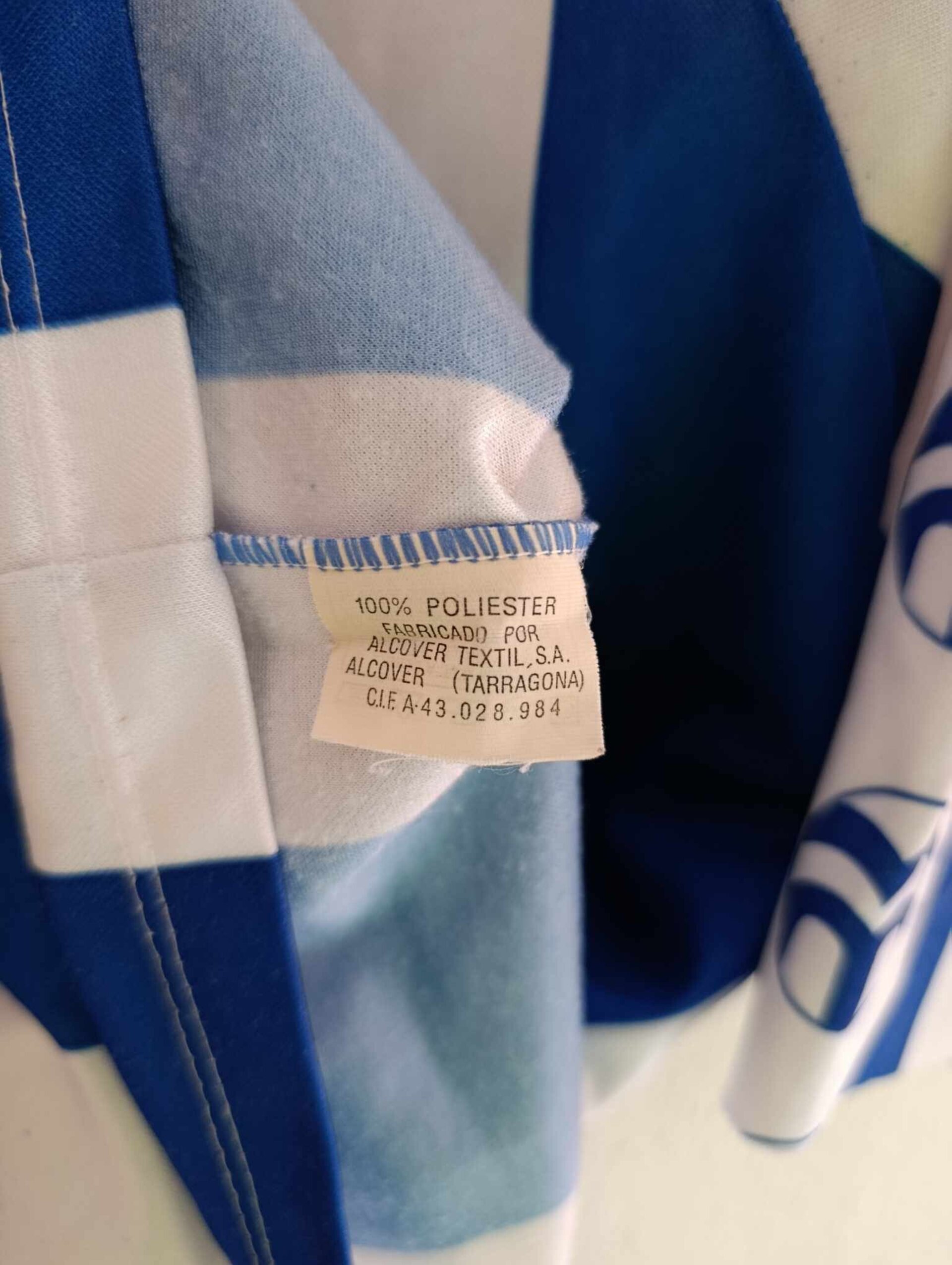 ESPANYOL 1987-1988 number 2 Match Worn XL - 7