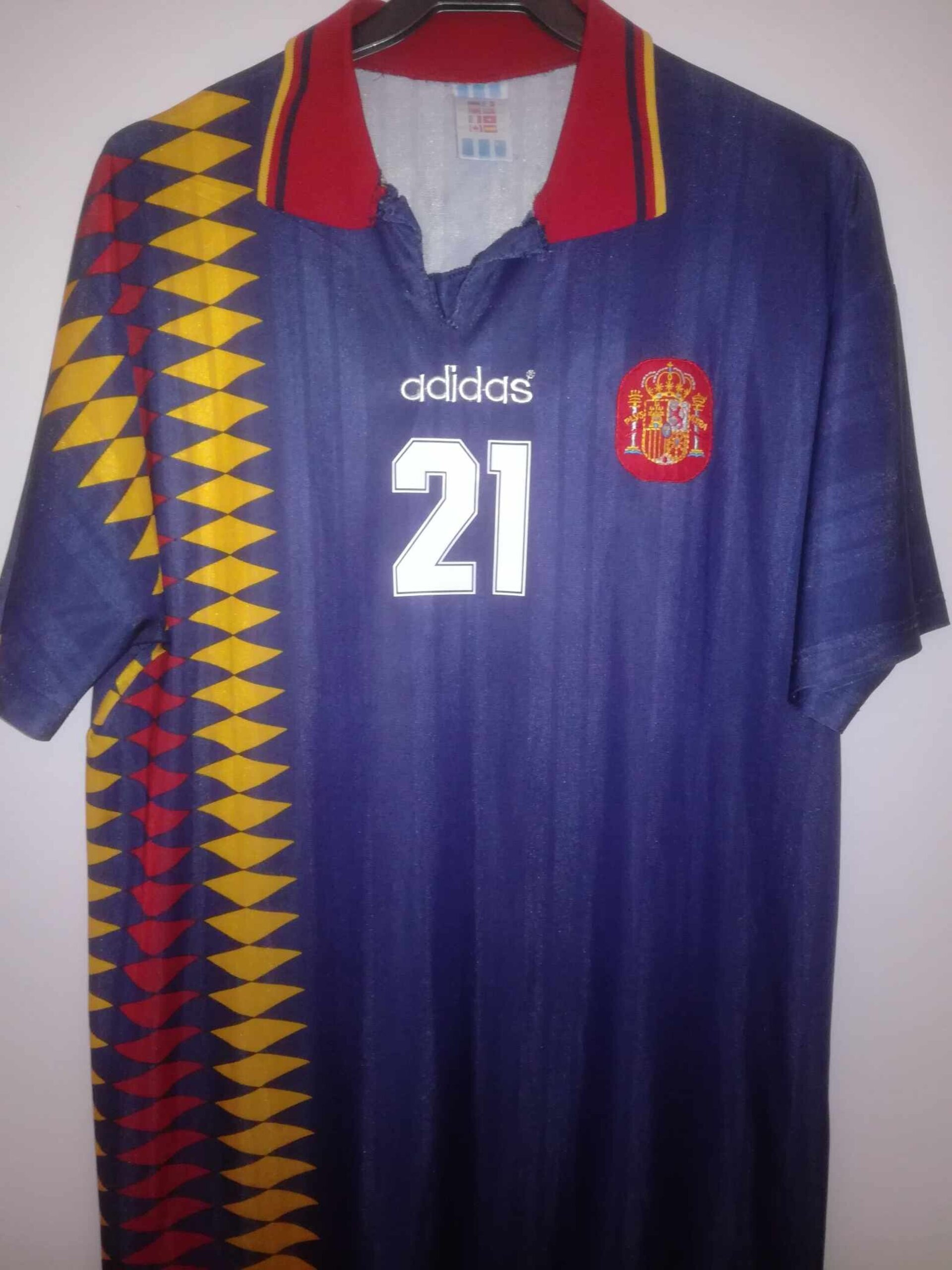 SPAIN 1994 WORLD CUP third Luis Enrique 21 XL - 2
