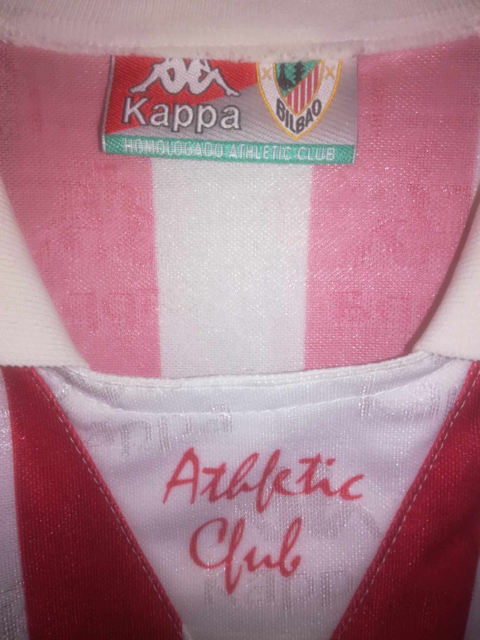 ATHLETIC CLUB BILBAO 1994-1995 Mendiguren 14 Match Worn L - 5