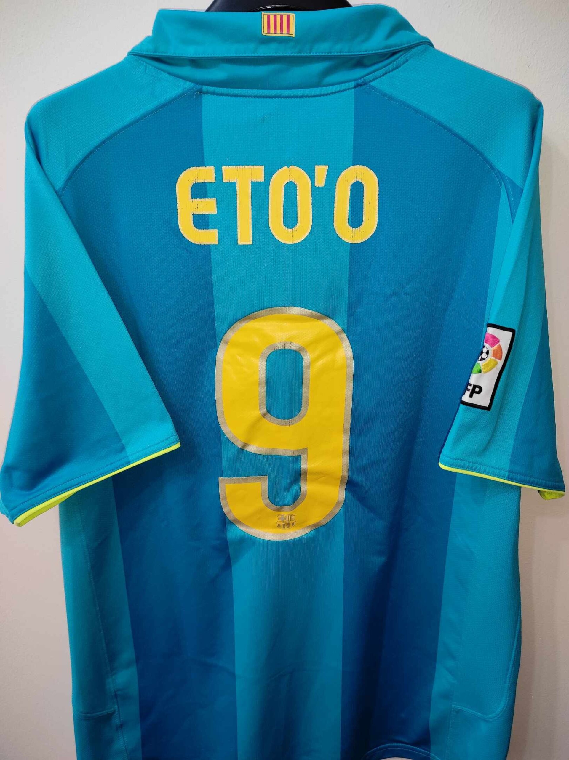 FC BARCELONA 2007-2008 away Eto'o 9 L - 1