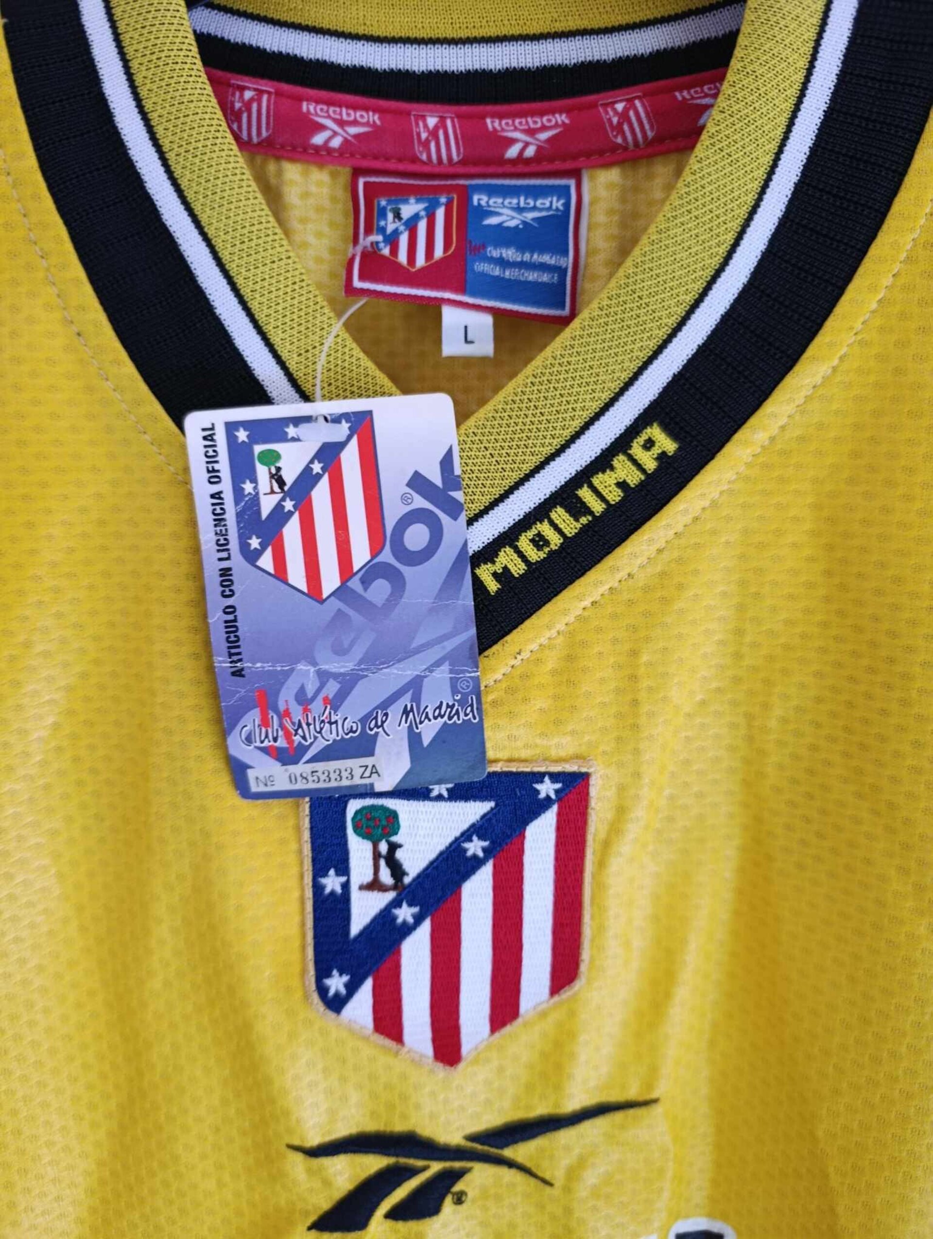ATLETICO MADRID 1998-1999 BNWT Molina 1 L - 3