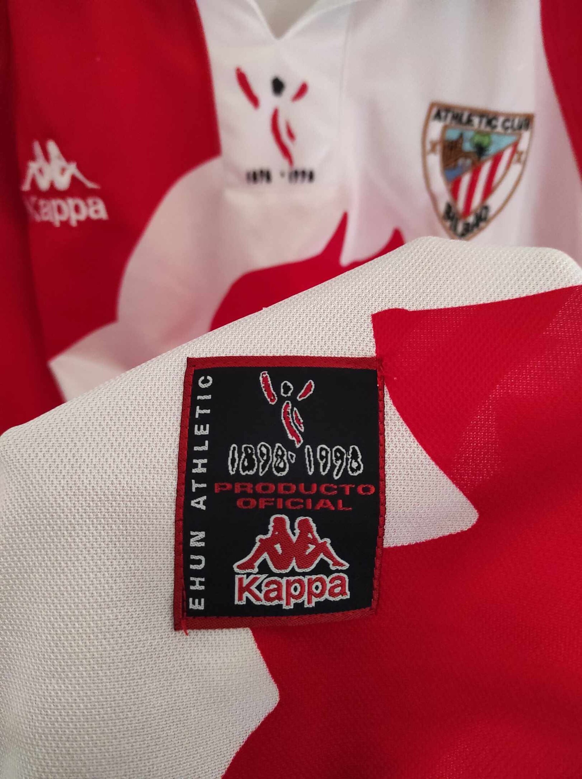 ATHLETIC CLUB BILBAO 1997-1998 Centenary Size YL - 2